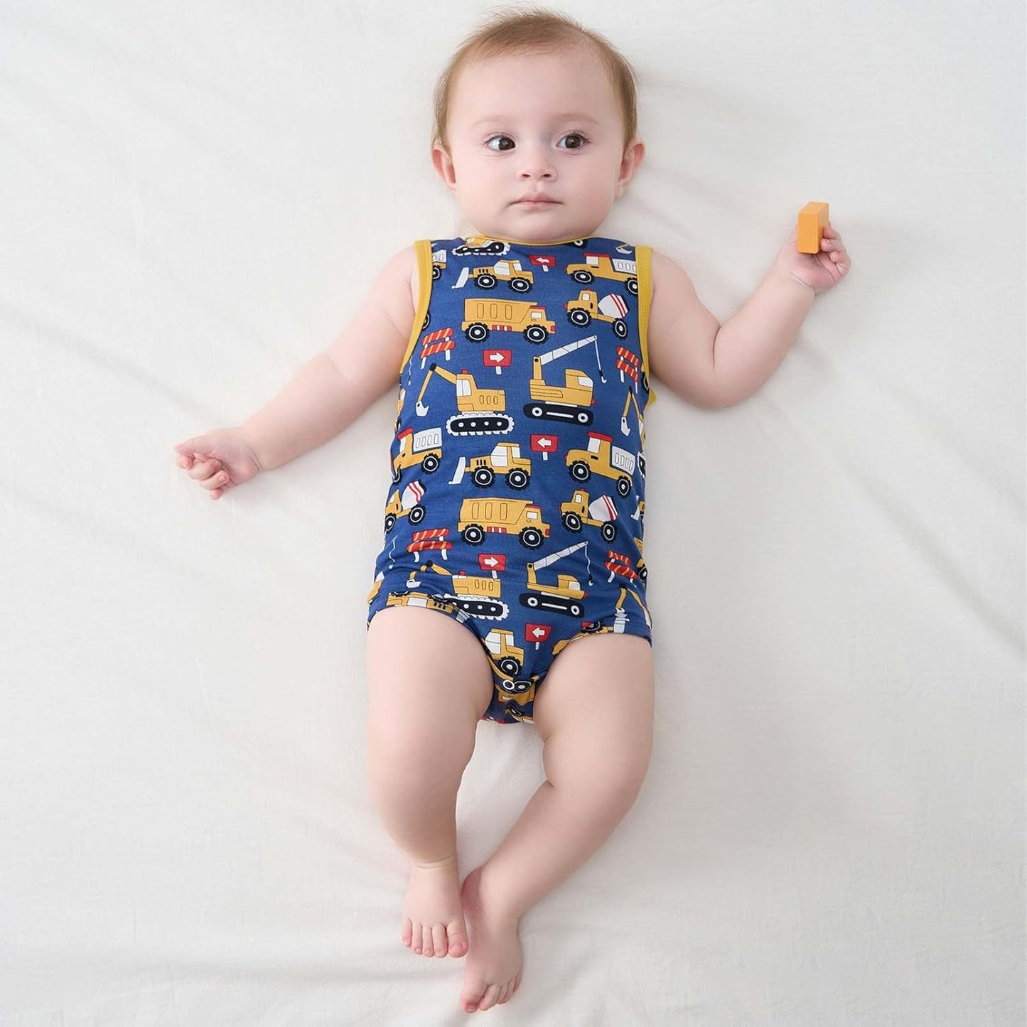 pureborn Baby Boys Girls Bodysuit Super Soft Cotton Romper 0-24 Months