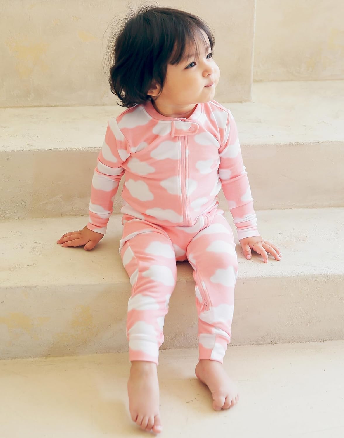 VAENAIT BABY Infant Toddler Boys Girls Footed Pajamas One-PIece Romper Sleep and Play 0M-2T