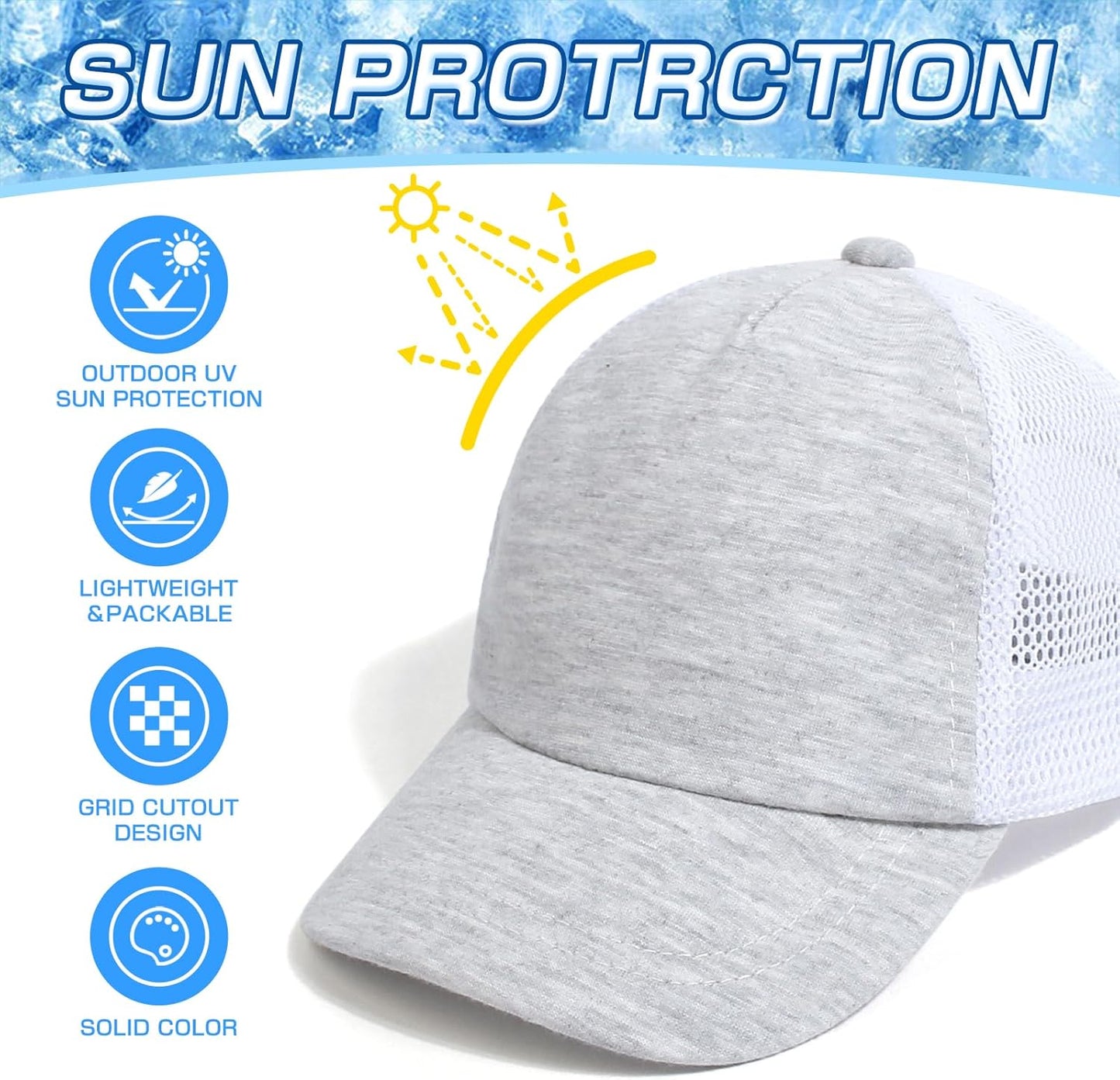 Duoyeree Toddler Baseball Cap Baby Cap Sun hat Print Dinosaur Pattern and Solid Color hat Kids boy Girl Age 0-8t