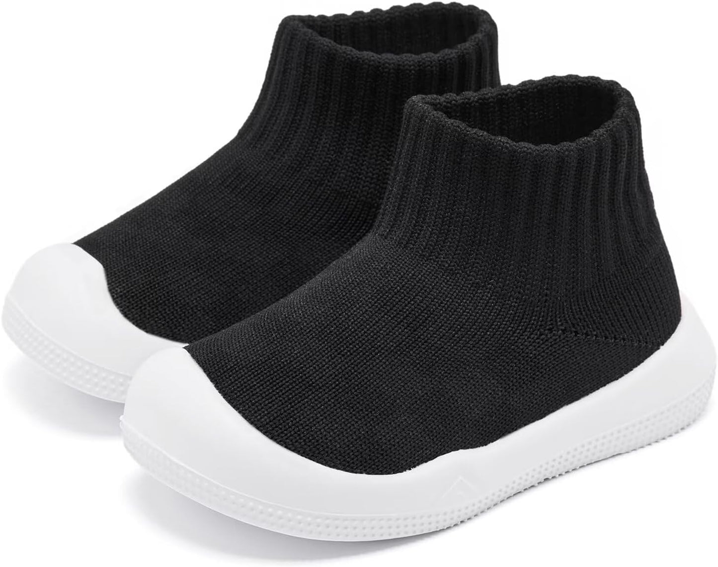 Eashi Baby Boy Girl Non-Skid Indoor Infant Walking Shoes Breathable Warm Elastic Sock Shoes with Memory Sole Protect Toes Outdoor Sneakers