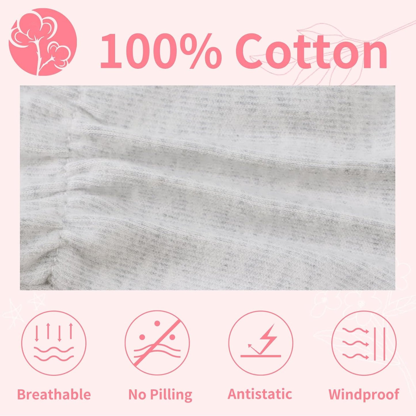 Newborn Baby Mittens Infant No Scratch Gloves Cotton Mitts for Baby Girls Boys