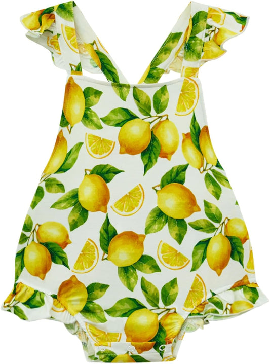 Bamboo Viscose Baby Romper Infant Girl Ruffle Sleeveless Newborn Baby Girl Bodysuit