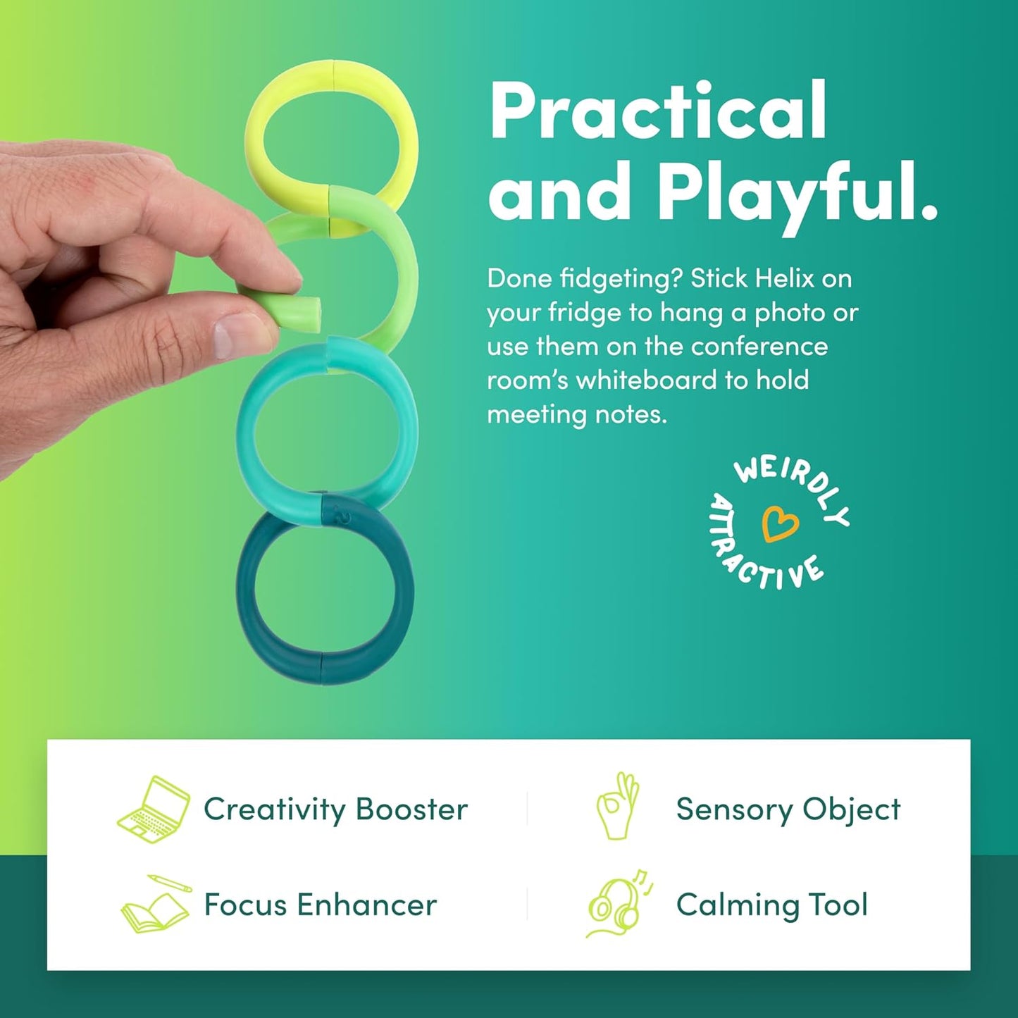 Speks Helix Fidget Toy for Adults and Desk Toy for Office - Acid