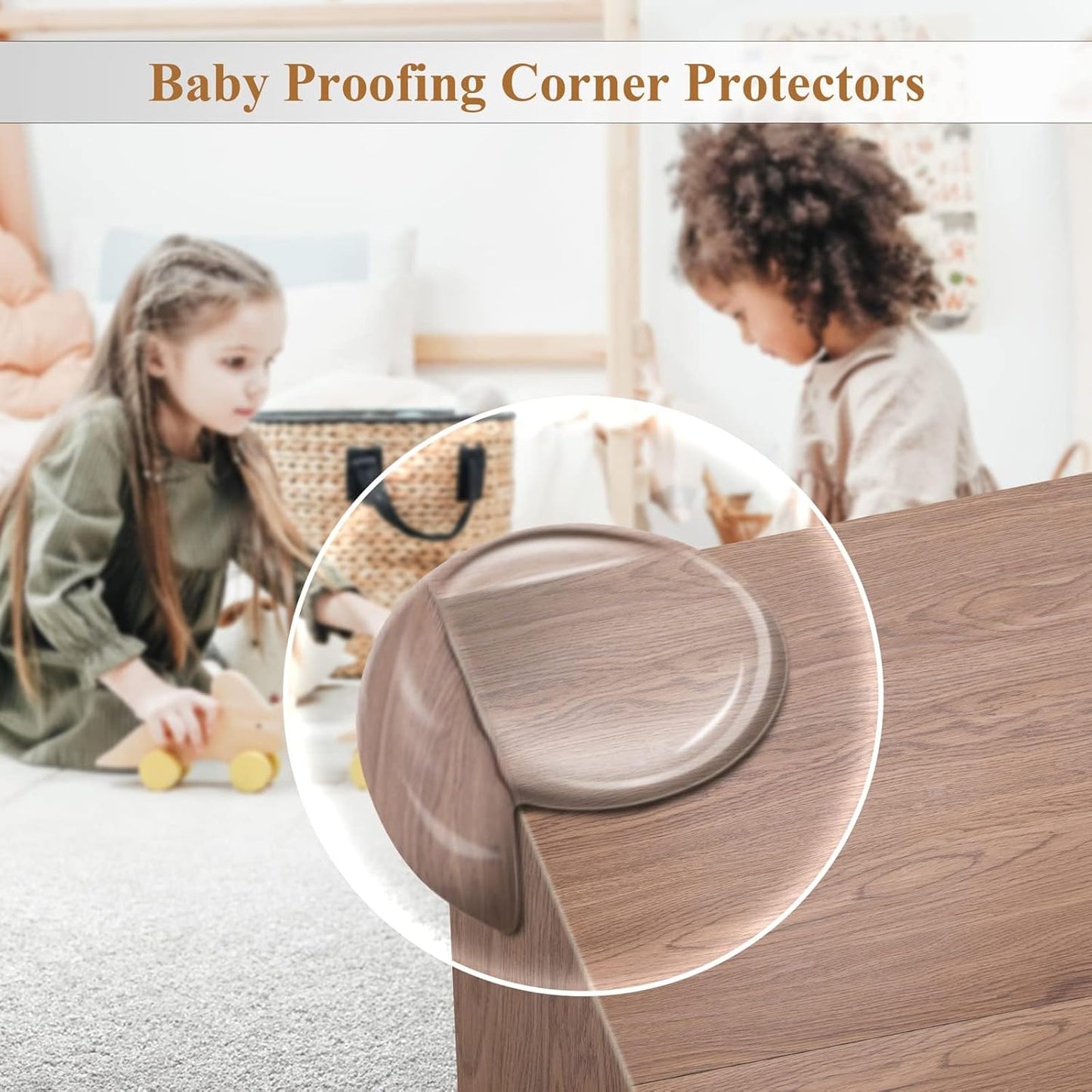 12 Pack Corner Protectors for Baby, Clear Corner Guards Protector Furniture Corner & Edges Safety Bumpers Cushion, Round, 1.6x1.6x0.8 in