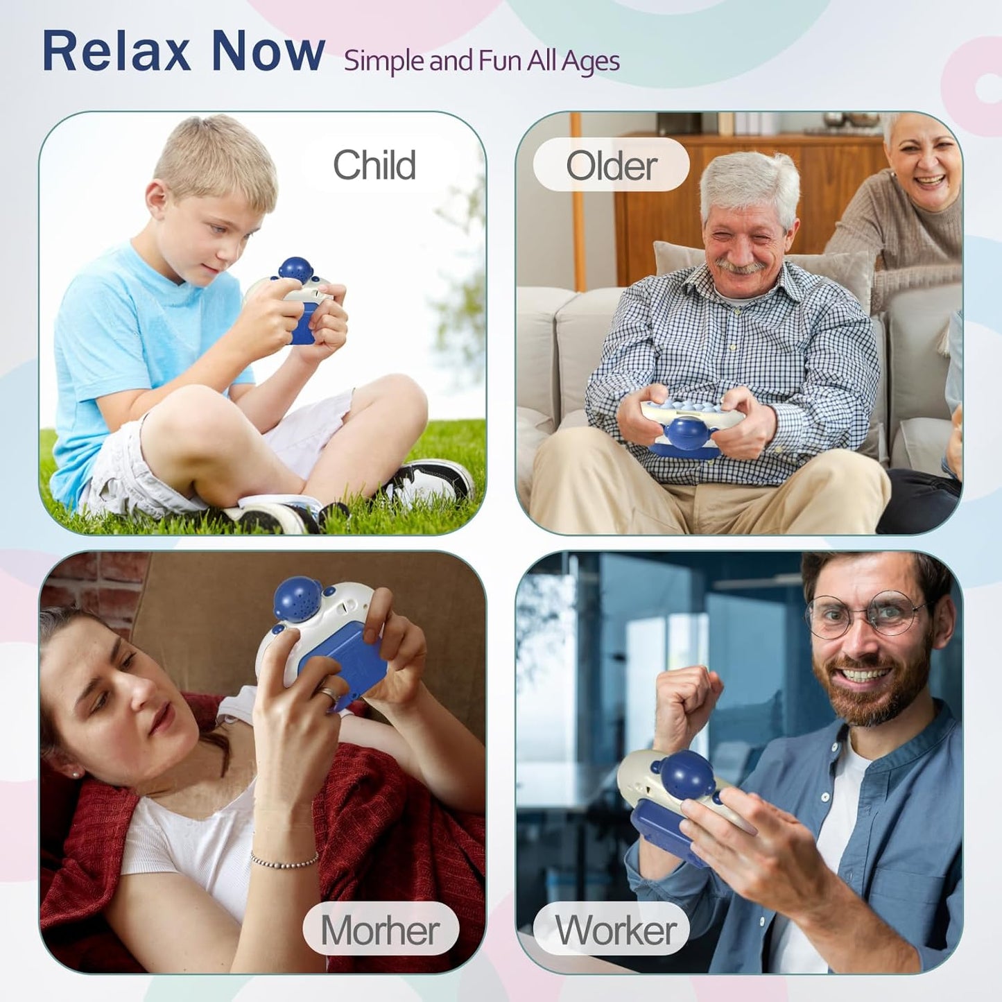 Fast Push Game Pop Fidget Toys for Kids, Fast Push Bubble Game, Handheld Puzzle Game Sensory Toys with LED Screen, Quick Push Light Up Game Gifts for 3-12 Year Old Girls Boys