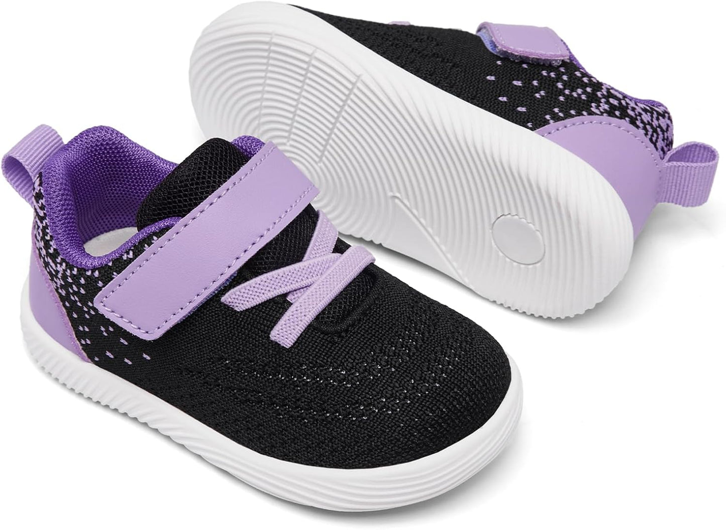 MORENDL Toddler Sneakers Baby Boys & Girls Barefoot Shoes Lightweight Breathable Walking Running Tennis Athletic Sport Shoes