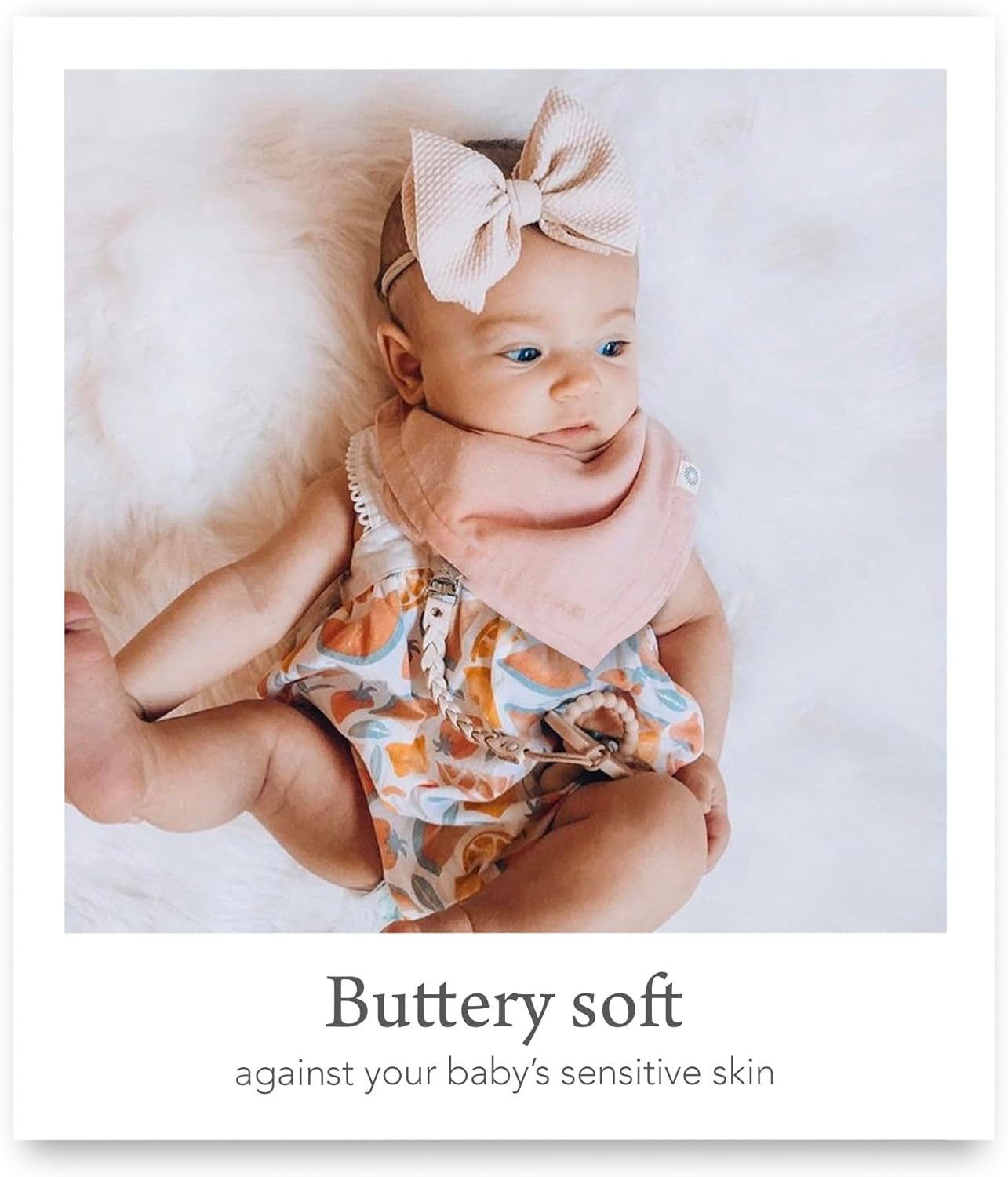 Kishu Baby Indi Organic Baby Bandana Bibs – Fairtrade 4-Way Reversible Drool Bibs for Boys & Girls – Unisex (Set of 5)