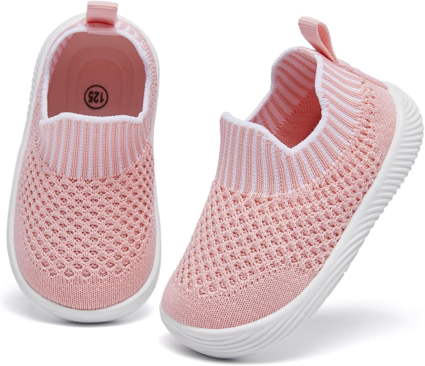 MORENDL Baby Toddler Walking Socks Non-Slip Breathable Unisex Casual Sneakers