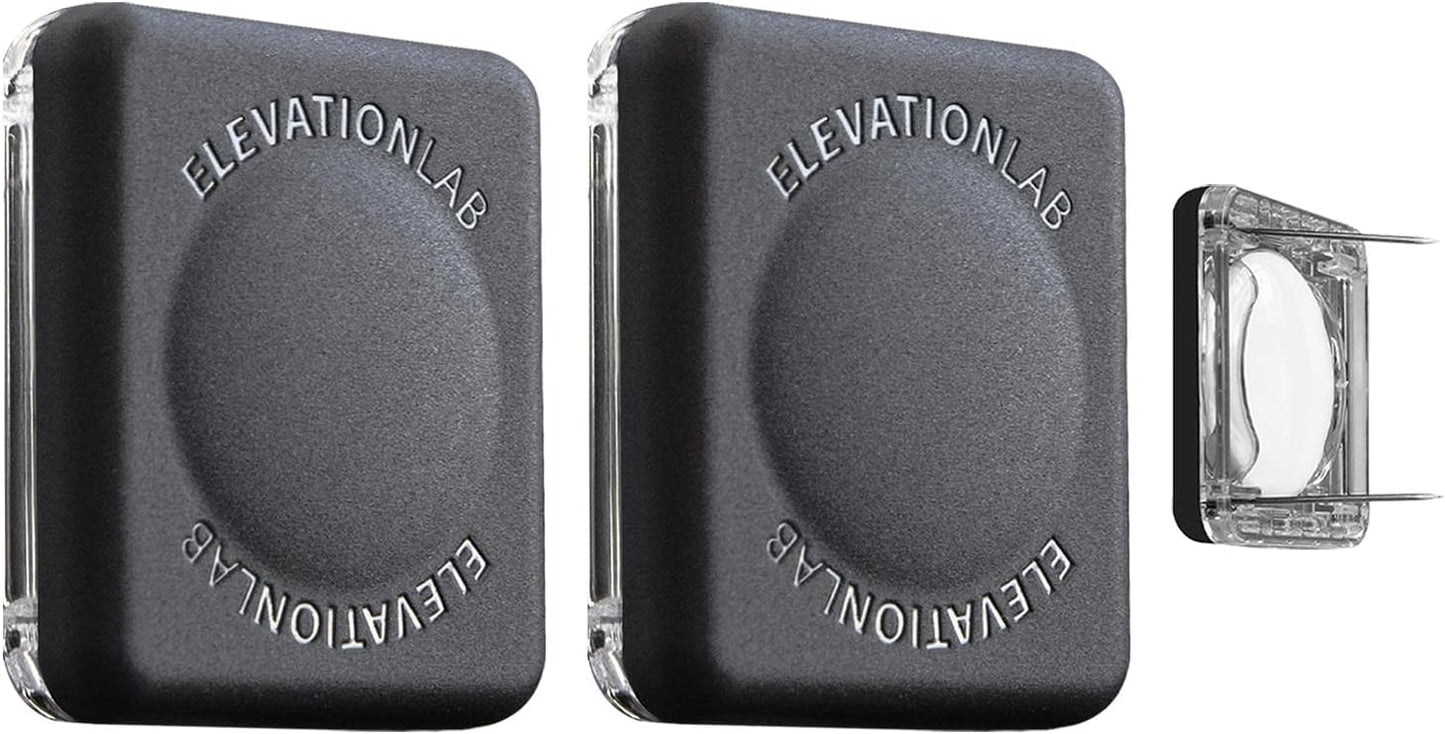 Elevation Lab TagVault™ AirTag Dual Pin Discreet (2 Pack) - Secure AirTag Mount | Low-Profile, Dual Safety Pin | For Luggage, Bags or Jackets