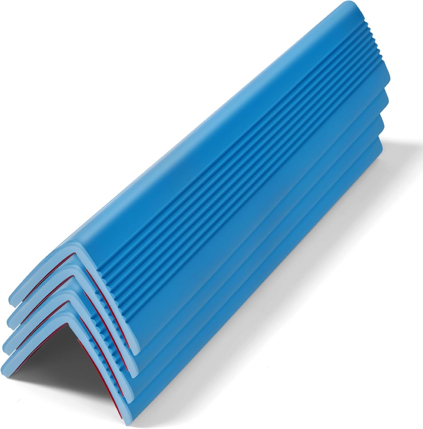 Wall Corner Protectors 4 Pack,1.57x1.57x23.62x0.12 inch PVC Double Side Proof Corner Guards for Sharp Edges, Self-Adhesive Corner Protectors for Home, Kindergarten,Thickness-3mm(0.12 in)
