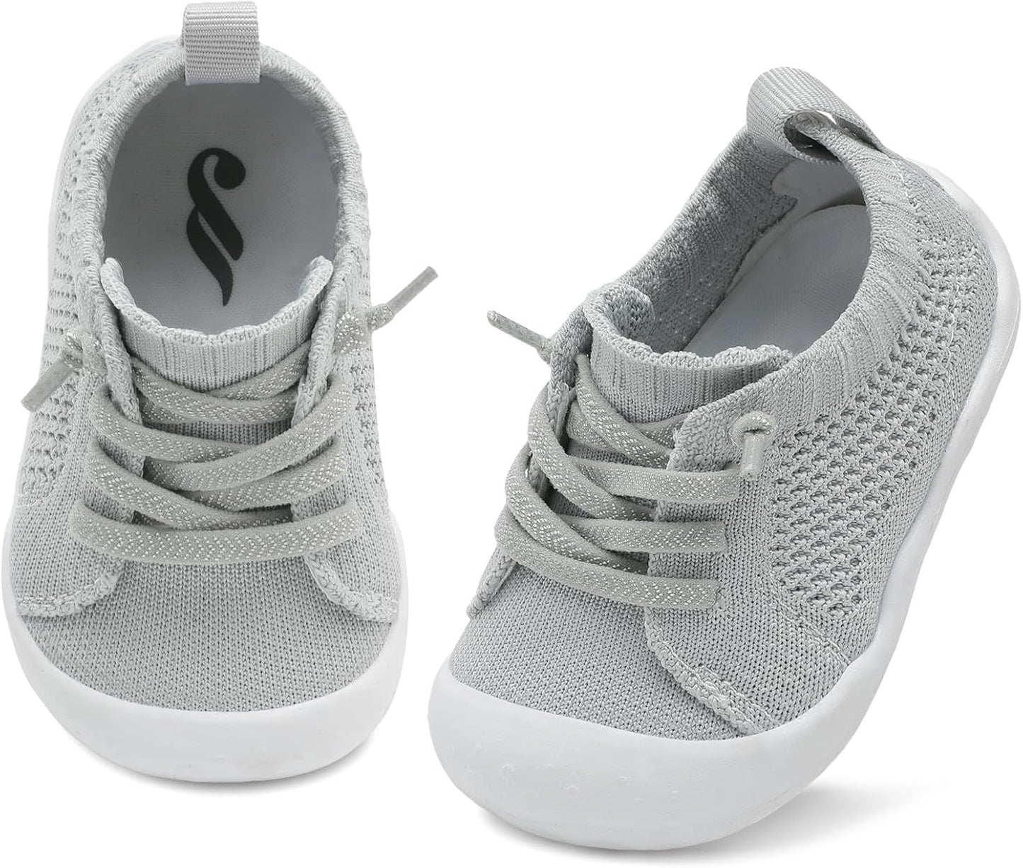 JIASUQI Baby Shoes for Toddler Boys Girls Sneakers Slip on Walking Shoes for Babies