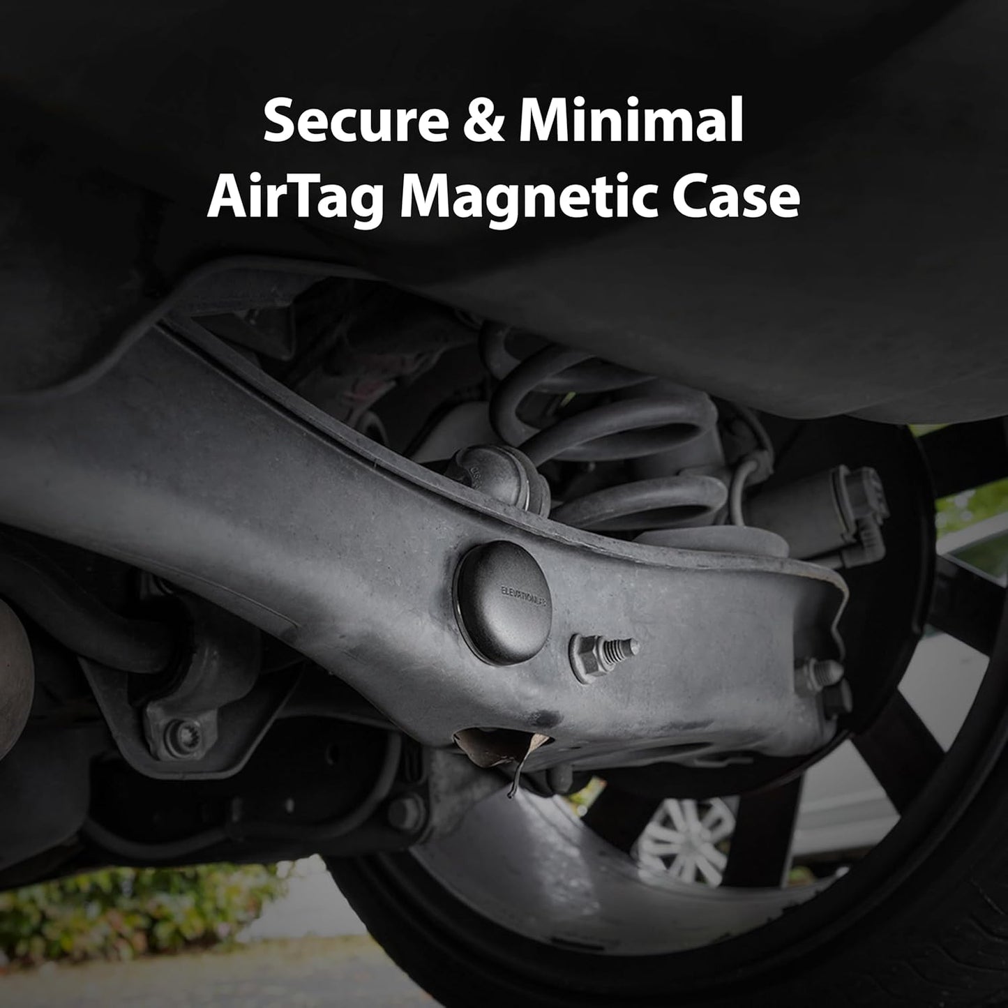 Elevation Lab AirTag Magnetic Case Aero (2 Pack) - TagVault™ - The Aerodynamic AirTag Magnetic Case | Ultra-Strong Oversized Neodymium Magnet, Discreet, Easy Screw-On Design