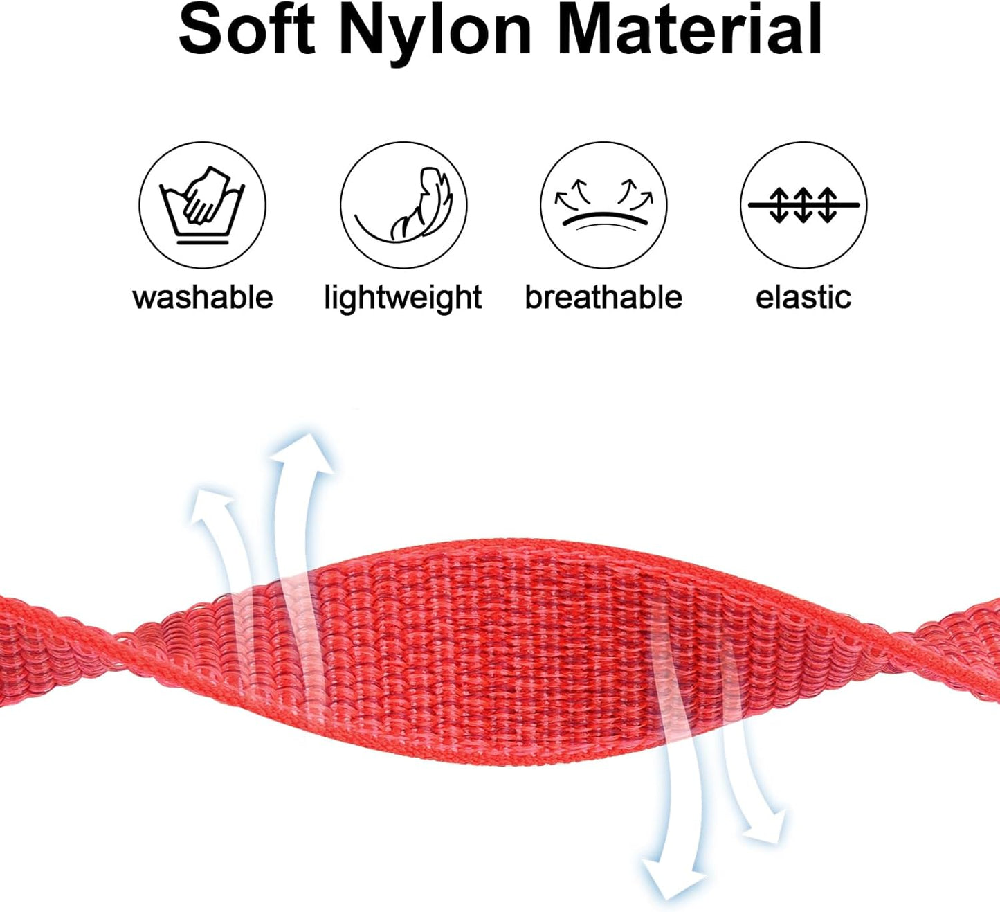 Vancle Kids Wristband for Apple AirTag, Protective Case for Air Tag GPS Tracker Holder with Nylon Bracelet, Adjustable Anti Lost Watch Band for Toddler Baby Children Elders