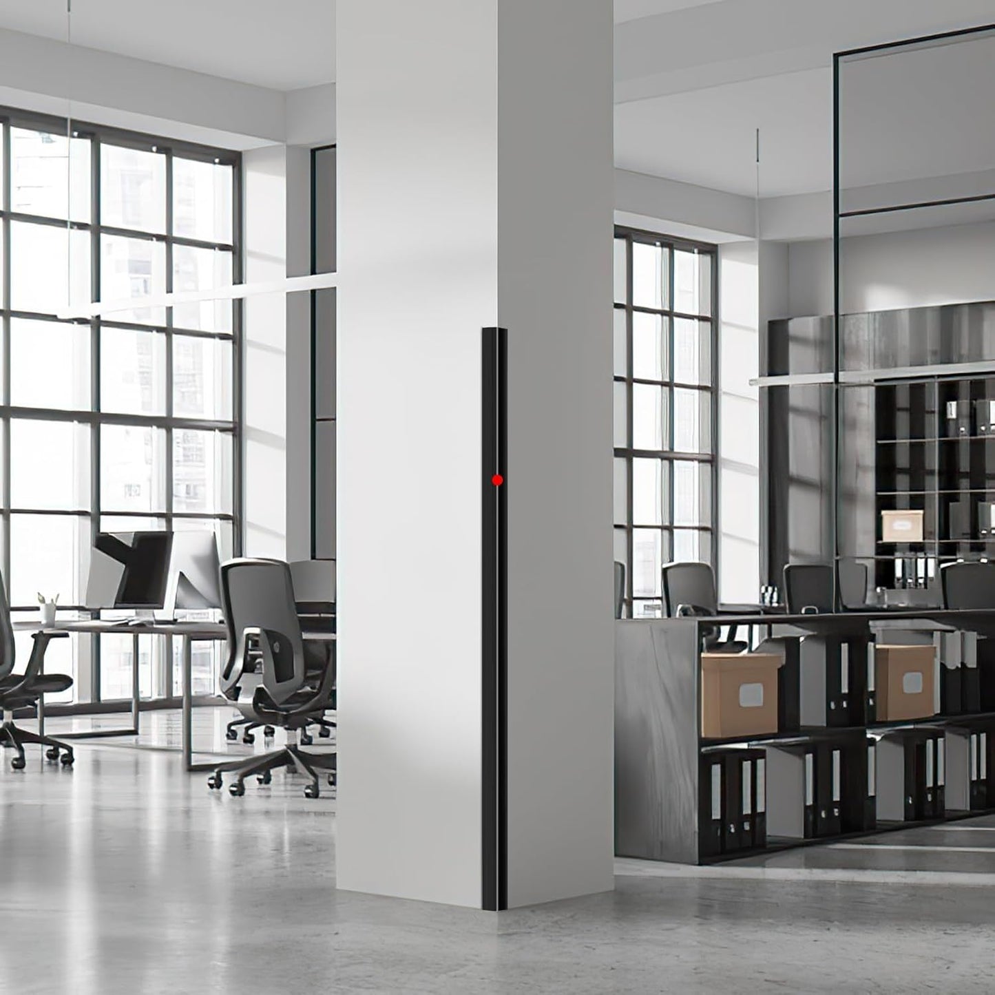 2PCS Wall Corner Protectors Guards - Self Adhesive Corner Protector & Corner Guards for Walls Edge Protection, Easy to Apply - No Tools Needed(Black, 47.24"x1.18")