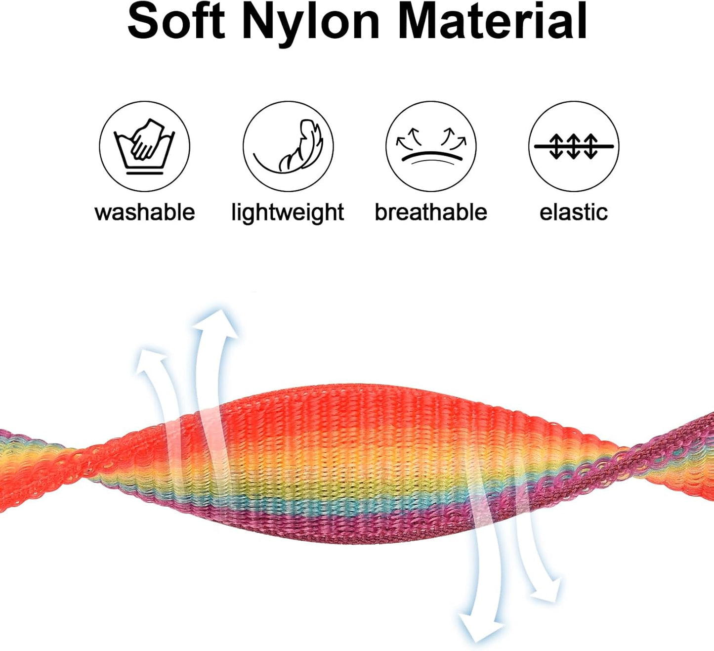 Vancle Kids Wristband for Apple AirTag, Protective Case for Air Tag GPS Tracker Holder with Nylon Bracelet, Adjustable Anti Lost Watch Band for Toddler Baby Children Elders