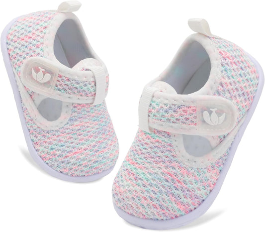 FEETCITY Barefoot Baby Shoes Girls Boys Walking Shoes Infant Sneakers Lightweight Flexible Newborn Dress School Shoe