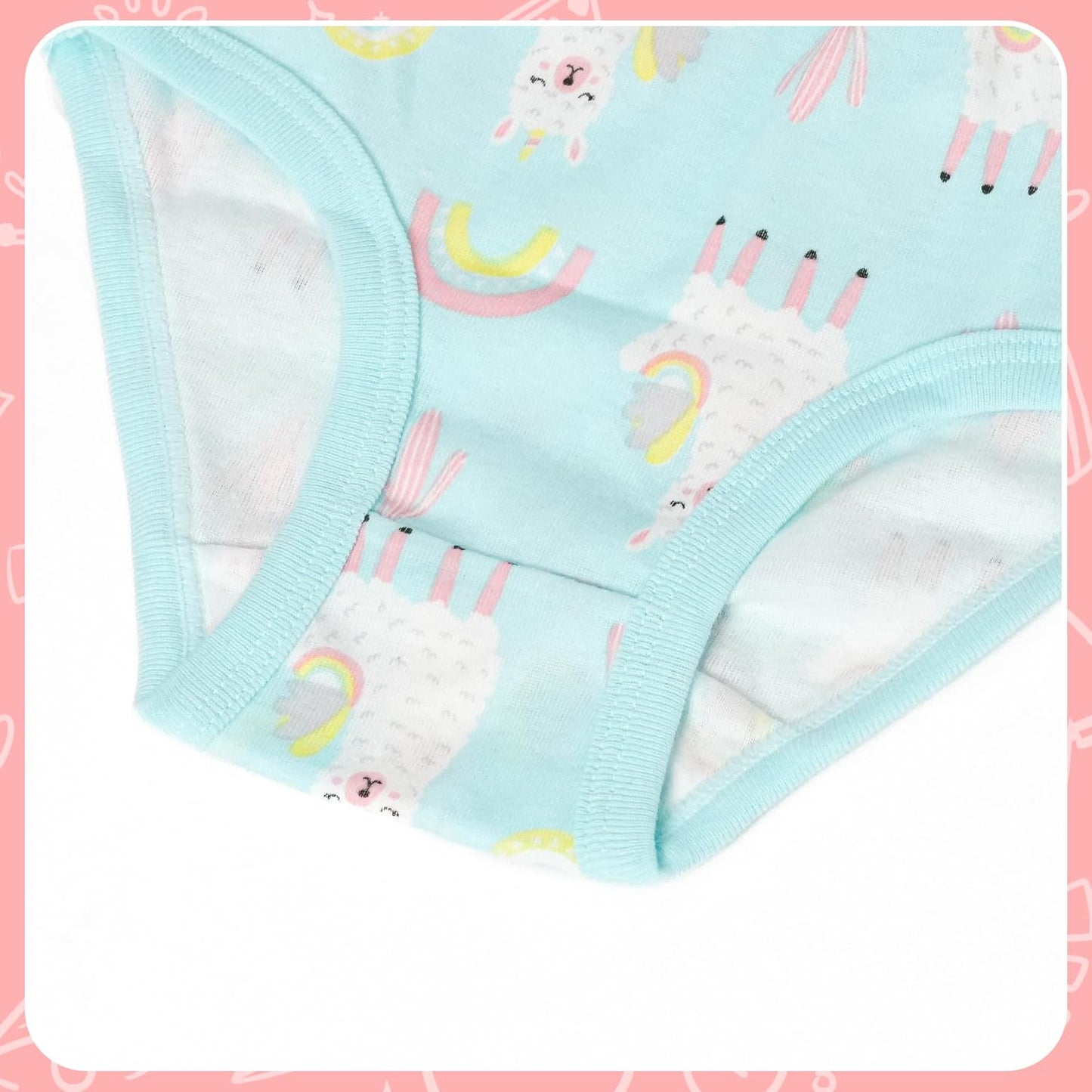 Tphon Little Girls Underwear Toddler Underwear Girls Panties Big Kids Undies Soft 100% Cotton