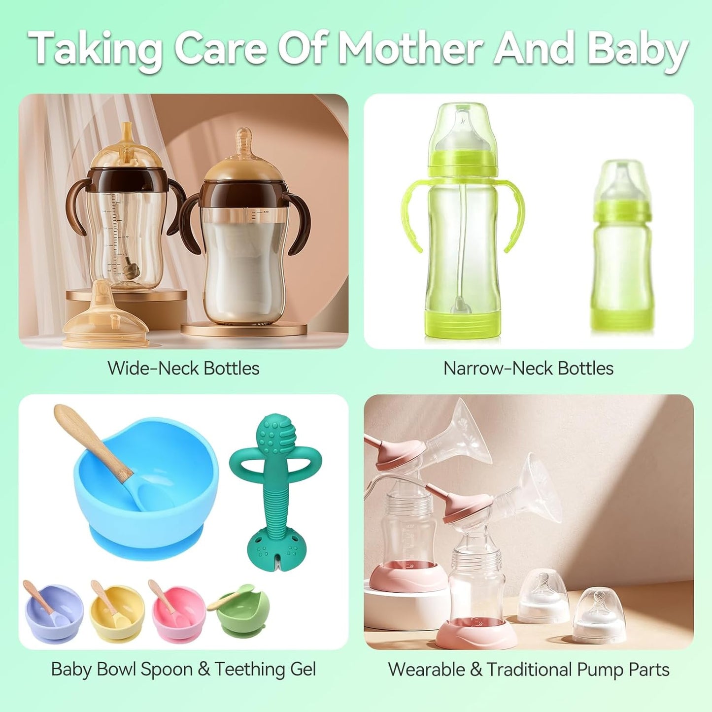 ICUIRE Baby Bottle Washer, Sterilizer & Dryer Pro, Newborn Essential for Parents One-Hand Operation, 4 Sterilize Modes for Baby Stuff, 3.2L Water Tank for Clean Bottles, Pump Part &Pacifiers, Baby Toy