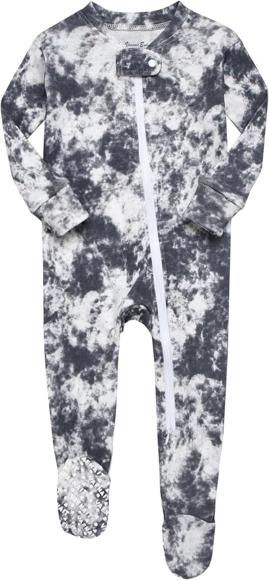VAENAIT BABY Infant Toddler Boys Girls Footed Pajamas One-PIece Romper Sleep and Play 0M-2T