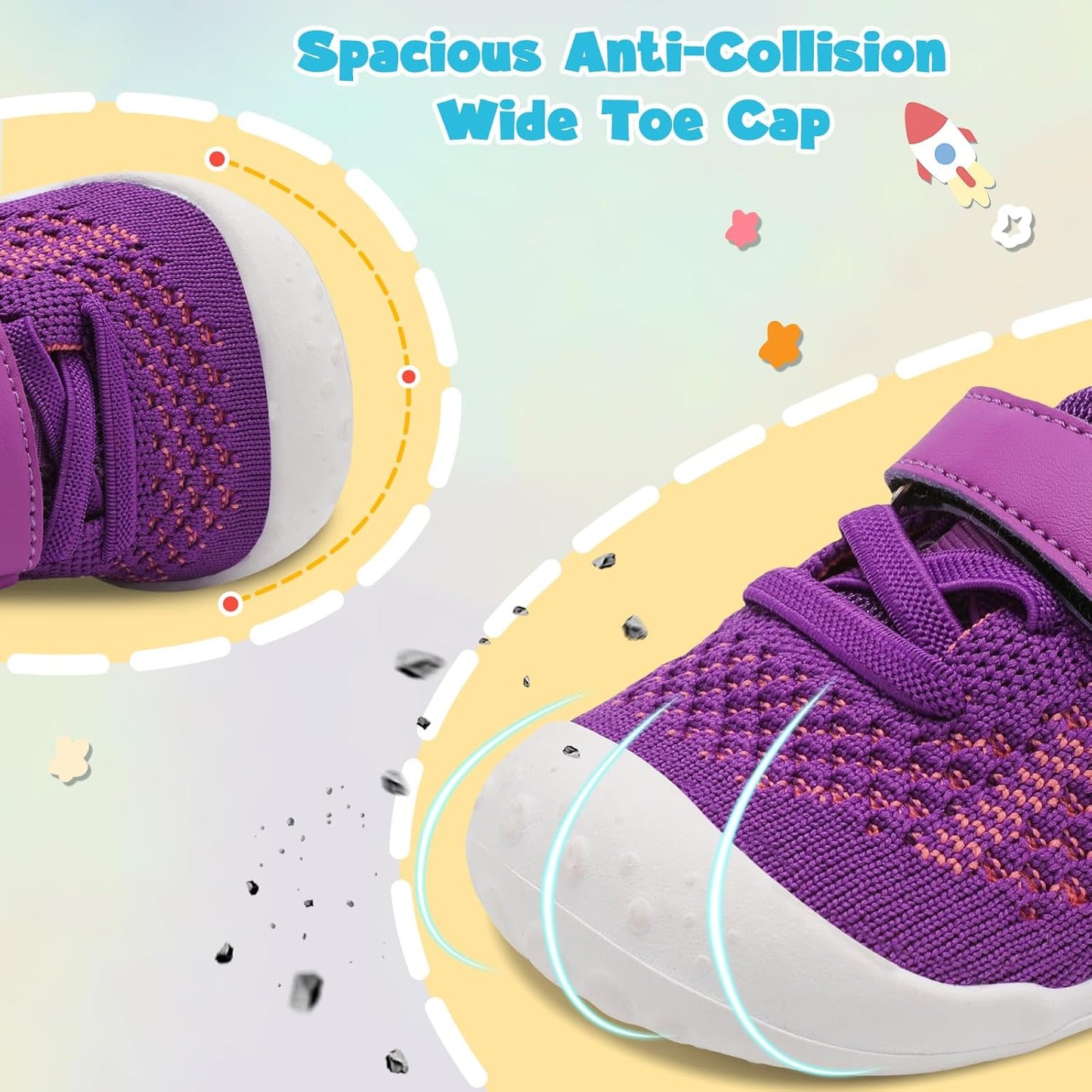 LeIsfIt Baby Shoes Girls Boys First Walking Shoes Infant Sneakers Crib Shoes Lightweight Non-Slip Shoes