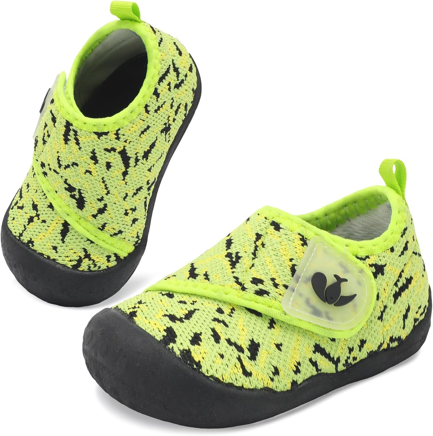 FEETCITY Baby First Walking Shoes Wide Baby Shoes Infant Sneakers Newborn Crib Shoe Barefoot Lightweight Slip On Shoe