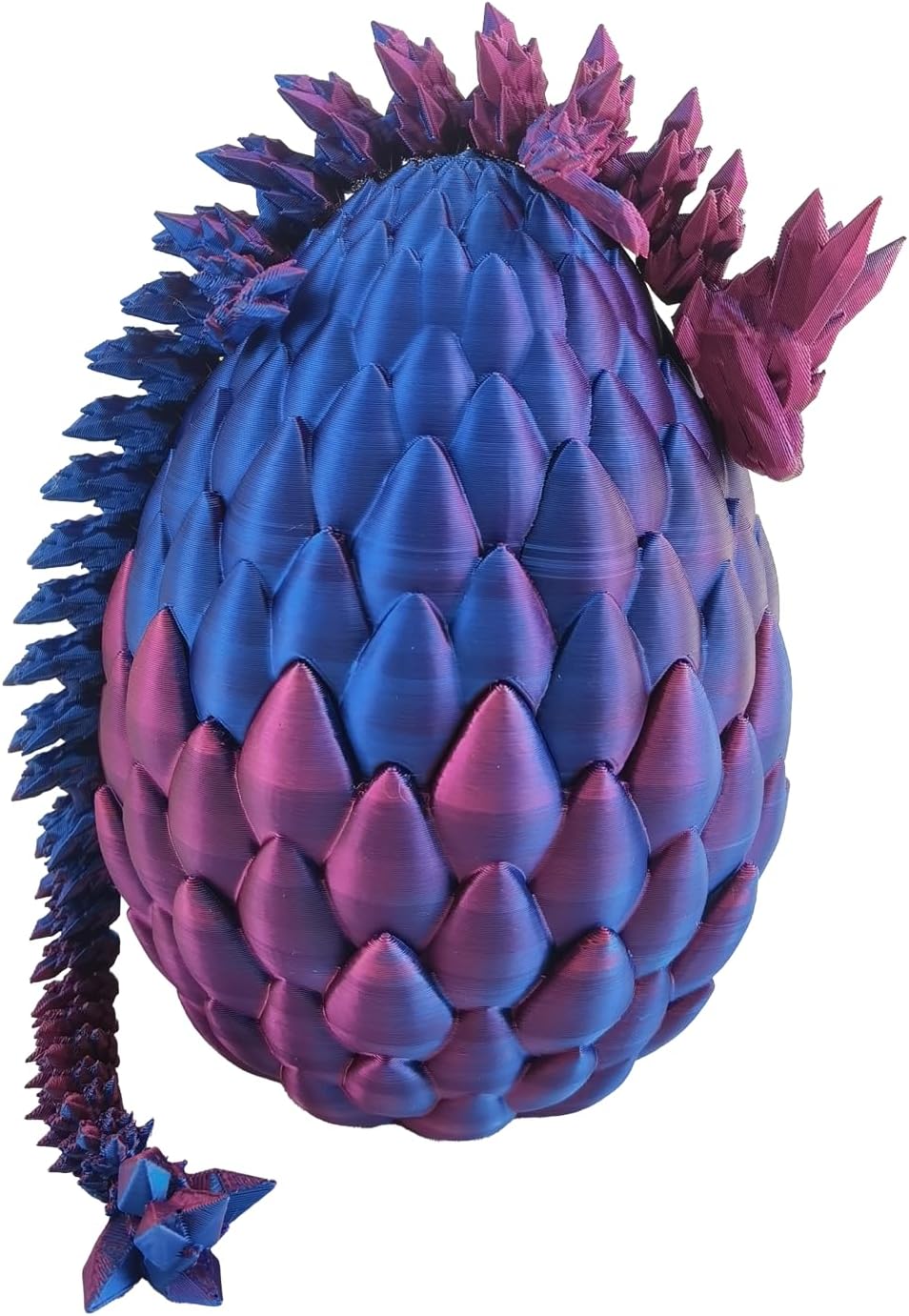 Dragon Egg, Easter Egg with Pet Dragon, 3D Printed Dragon, Crystal Dragon Fidget Toy, Articulated Dragon Eggs Fidget Toy Surprise for Adults