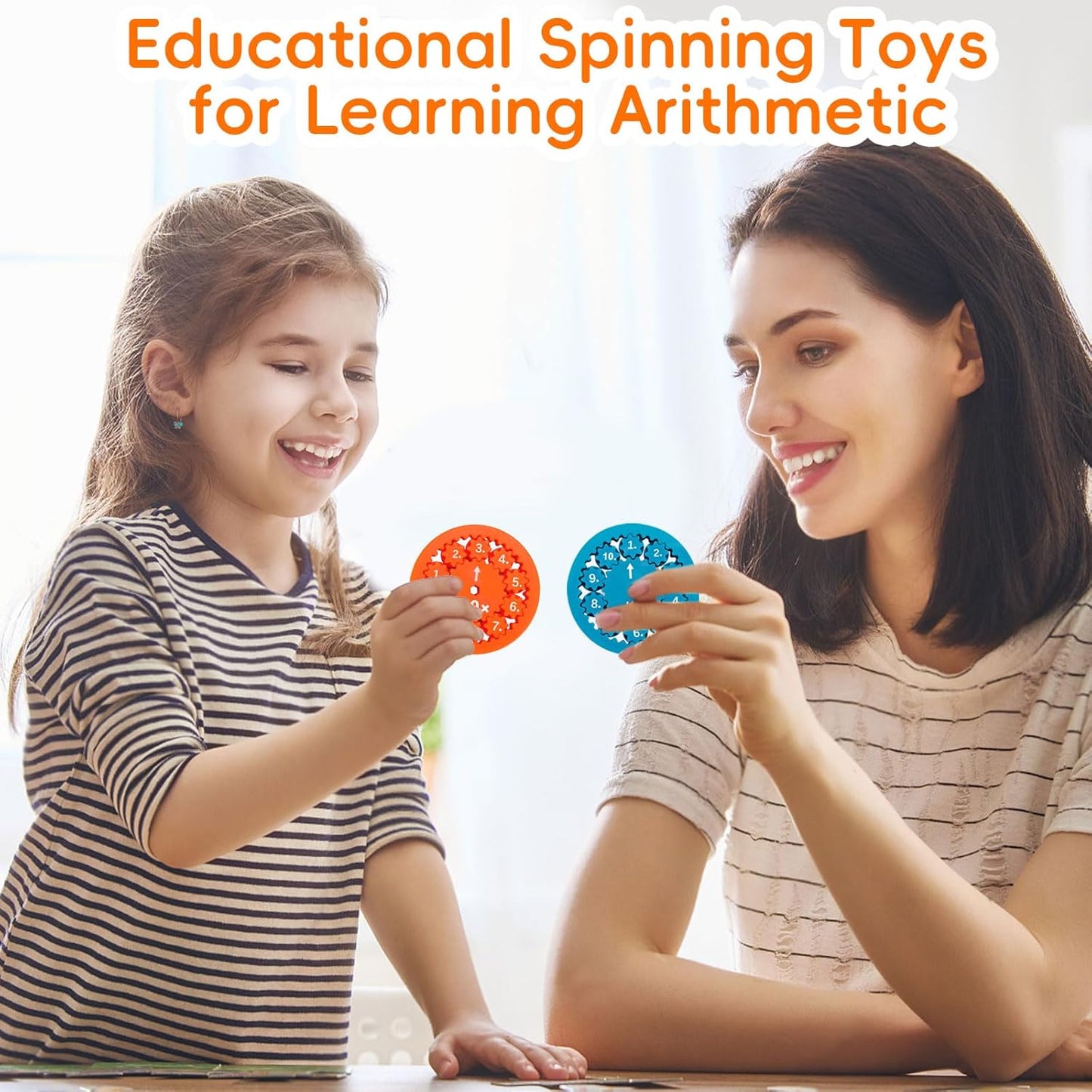 18PCS Math Fidget Spinners,Math Spinners,Math Fidget Toy Multiplication,Math Fidget Spinner,Math Facts Fidget Spinners,Multiplication Fidget Spinner,Math Fact Fidget Spinners