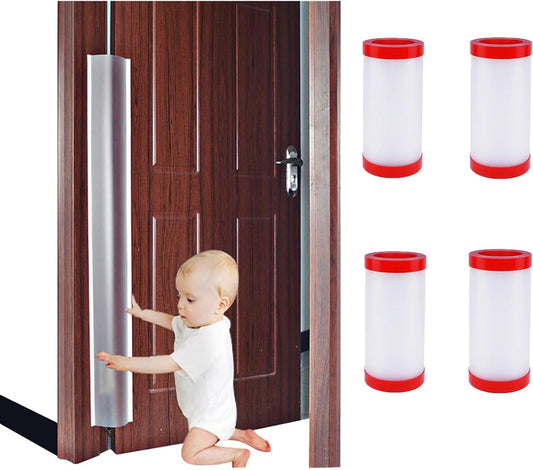 Door Pinch Guard Baby Proofing, Door Hinge Cover, Door Protector for Kids Finger Safety, Door Finger Pinch Guards Heavy Duty, Door jam Shield,JuneSisters 4