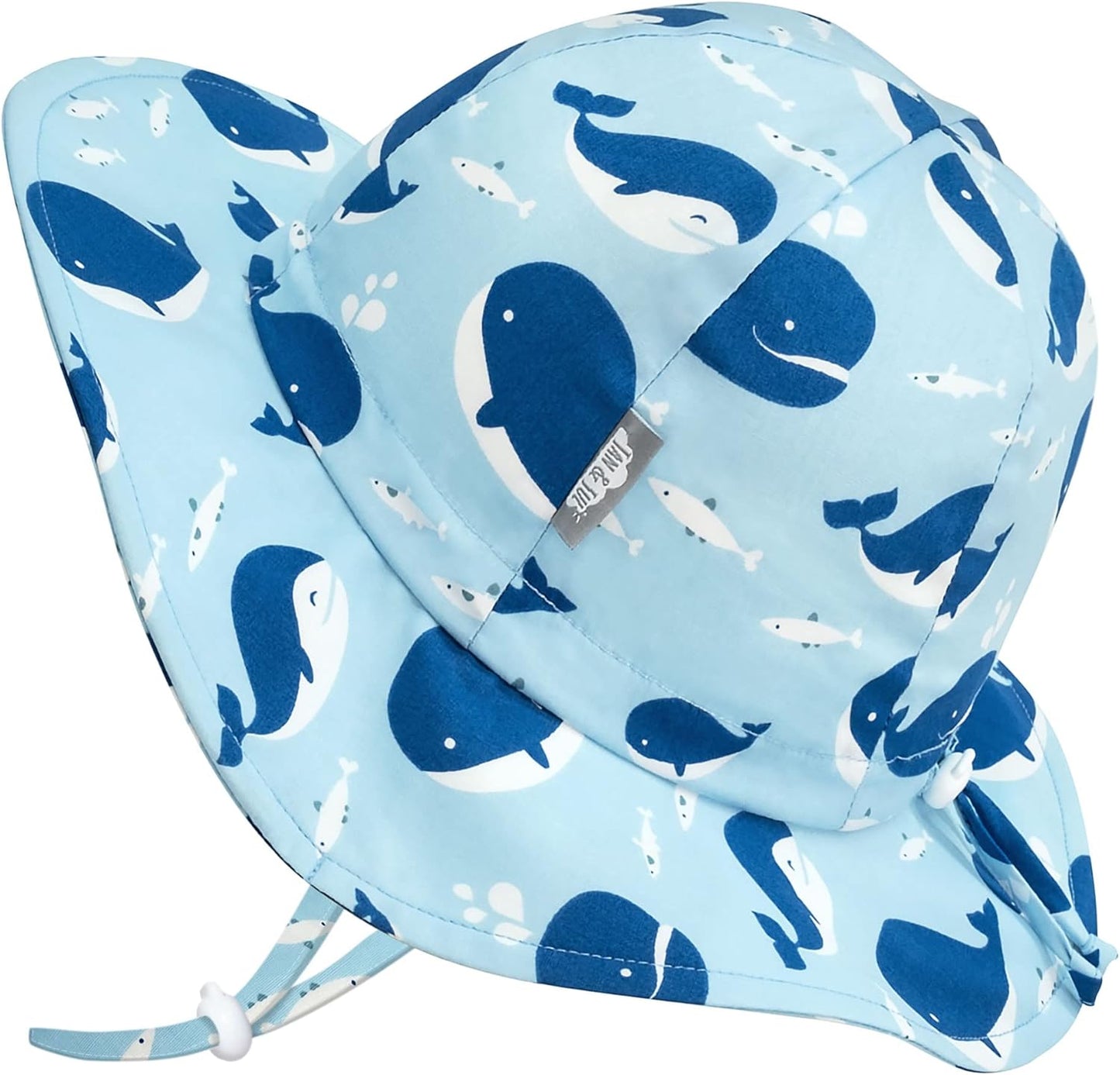 JAN & JUL Adjustable Cotton Floppy Sun Hat with 50+ UPF Protection for Boys