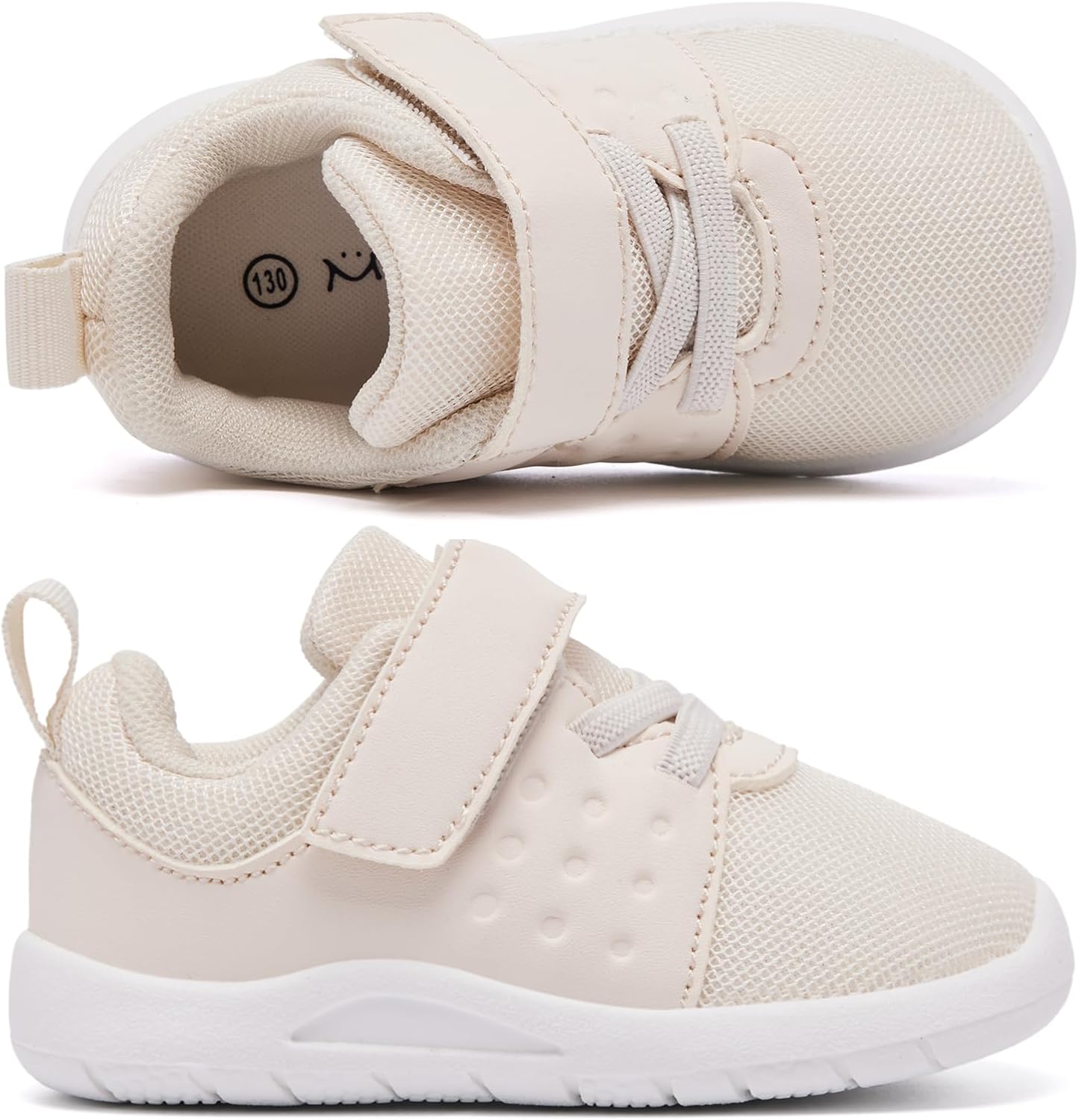 MORENDL Toddler Baby Shoes 0-4 Years Boy Girl Lightweight Breathable Non-Slip Sports Sneakers Running Walking Tennis Barefoot Shoes