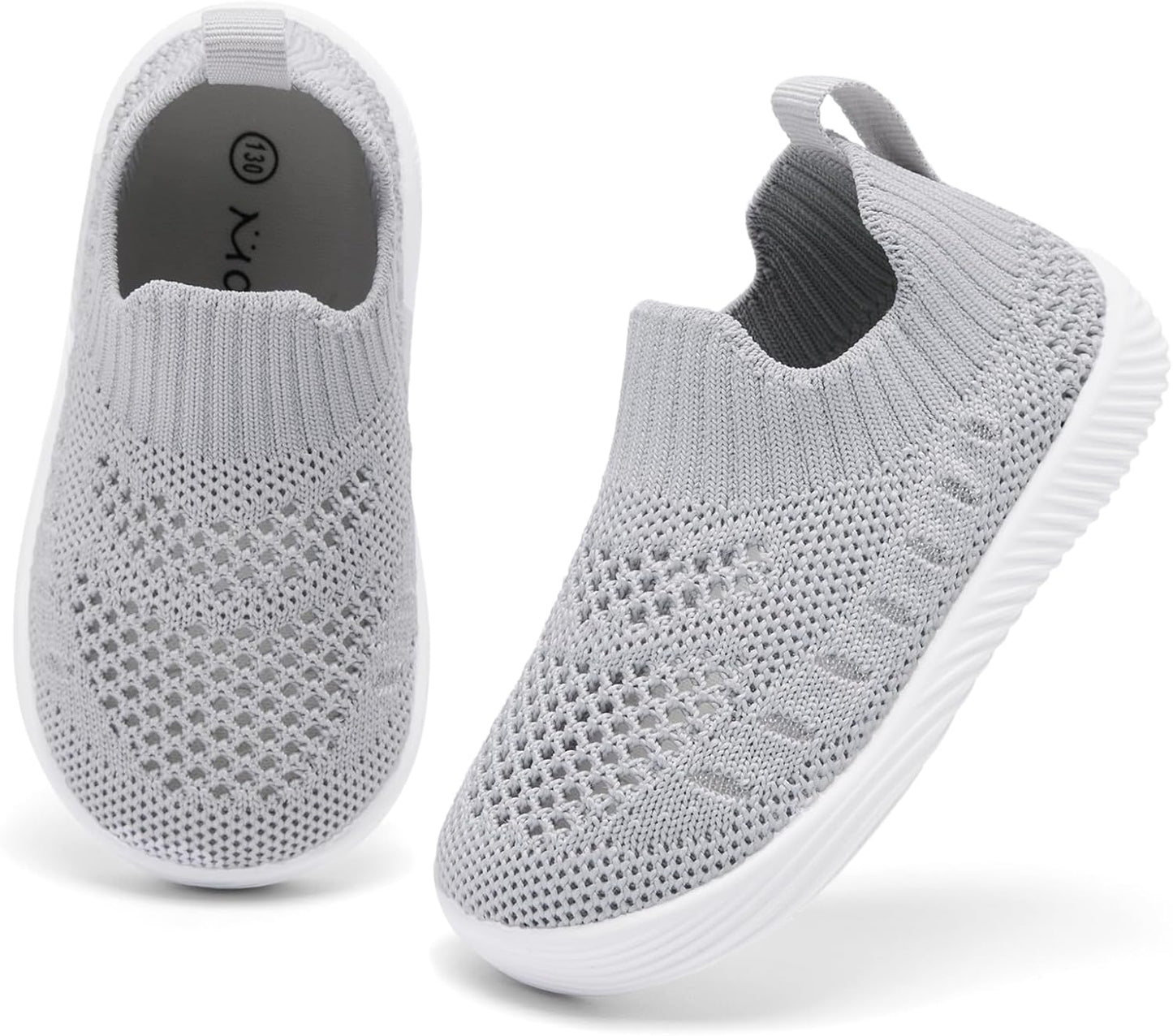 MORENDL Baby Toddler Walking Socks Non-Slip Breathable Unisex Casual Sneakers