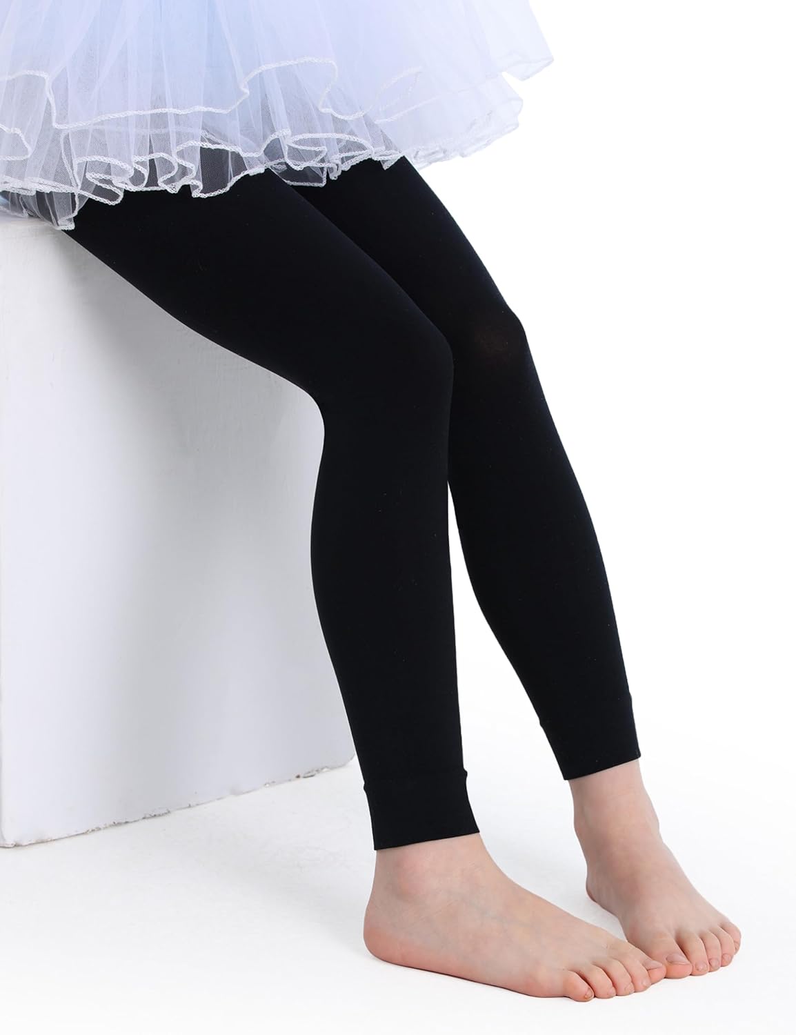 Girls Tights for Ballet Dance School Students Super Soft Stockings Leggings (Toddler/Kids)