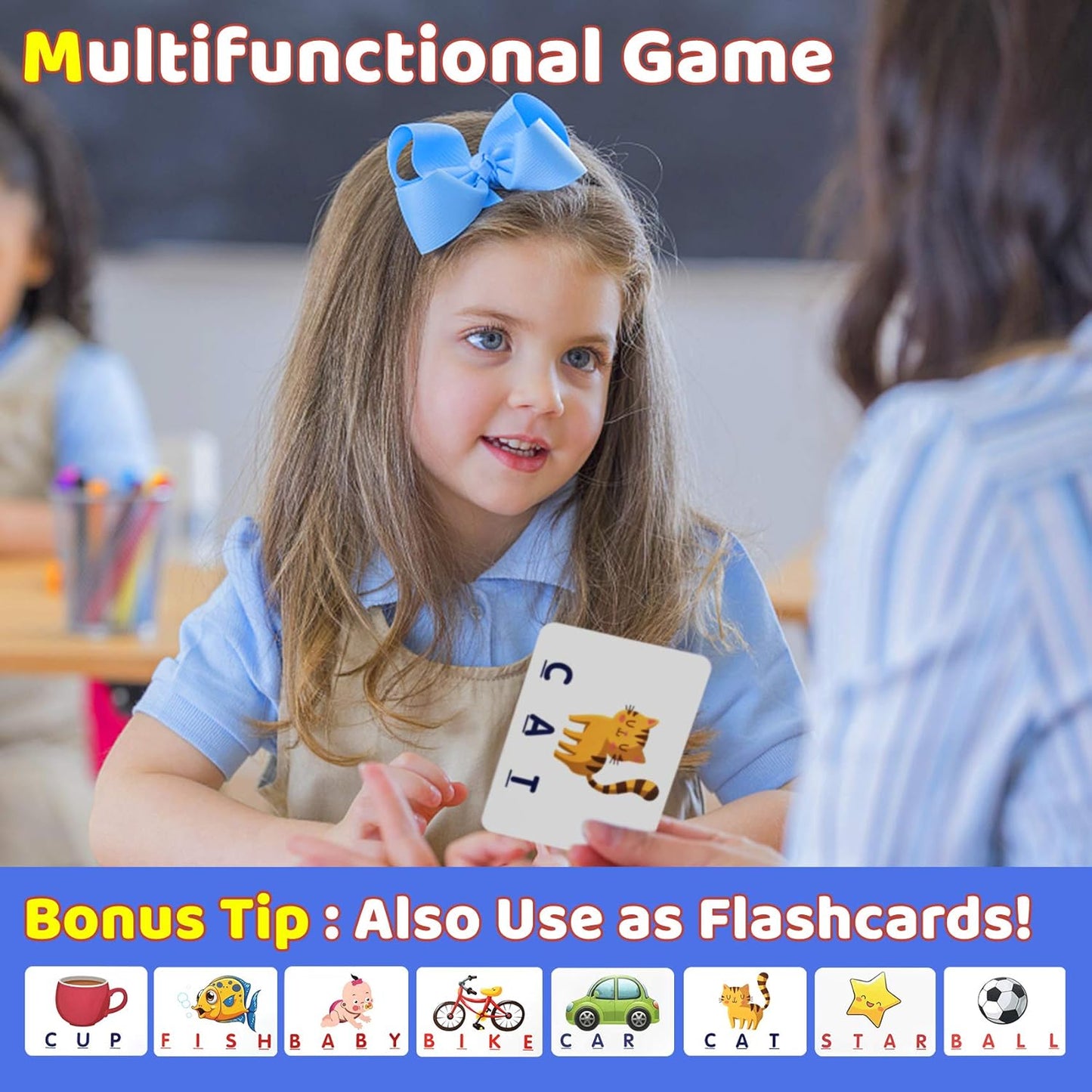 Educational Toys for 3 4 5 Year Old Boys Gift, Matching Letter Game Preschool ABC Learning Toys for Kids Ages 4-8 Years, Christmas Birthday Gifts for 3-6 Year Old Boys Toddler Toys Age 2-4