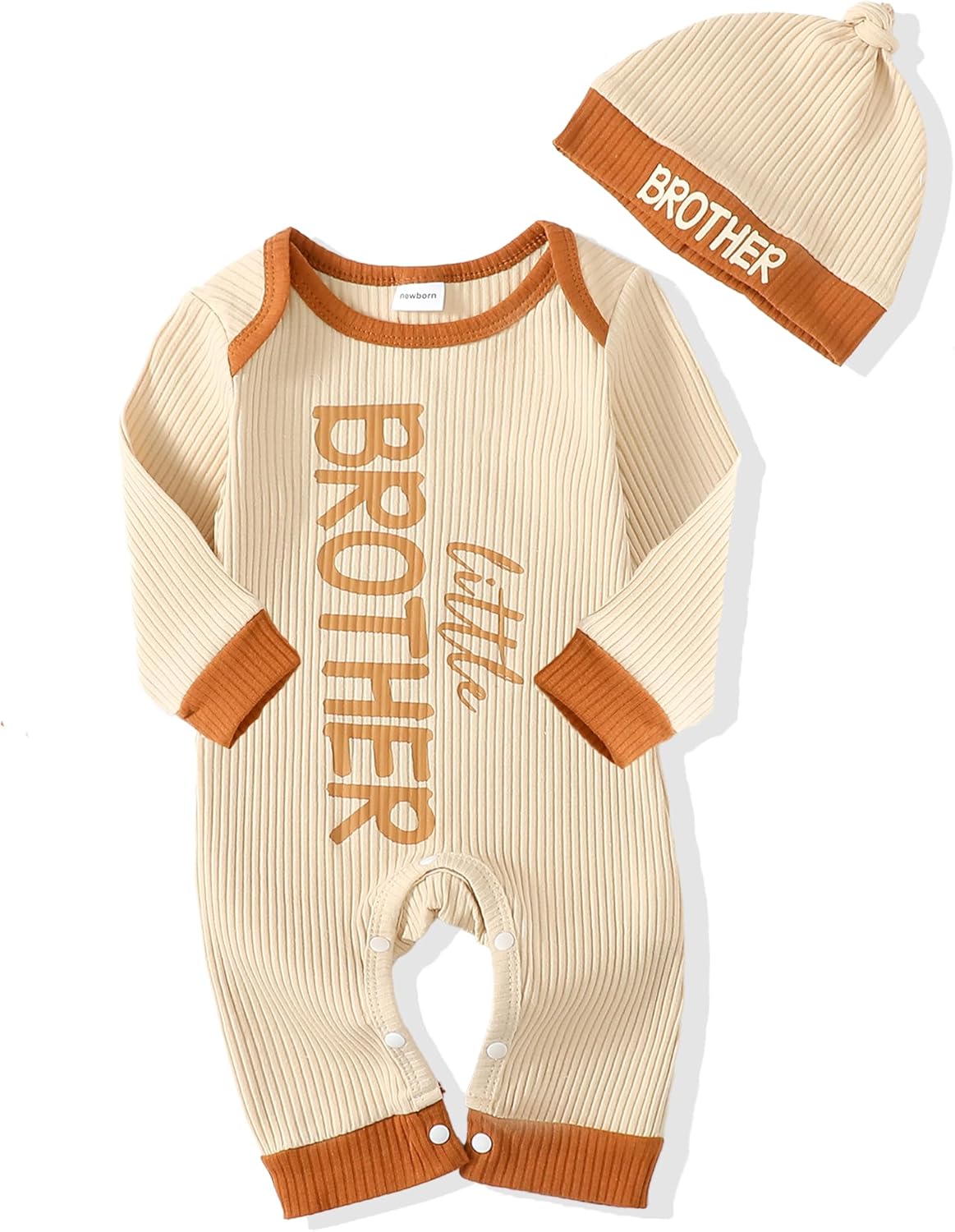 NZRVAWS Baby Boy Clothes Preemie Infant Boy Bear Outfits Jumpsuit Bodysuit Letter Print Romper