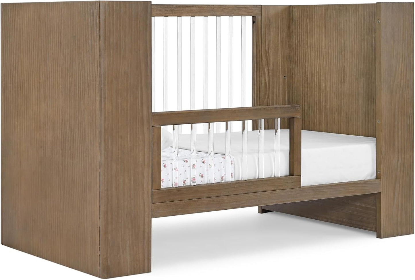 Delta Children Aerin 4-in-1 Convertible Crib - Greenguard Gold Certified, Aged Oak