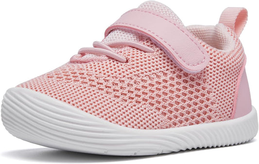 MORENDL Toddler Sneakers Baby Boys & Girls Barefoot Shoes Lightweight Breathable Walking Running Tennis Athletic Sport Shoes