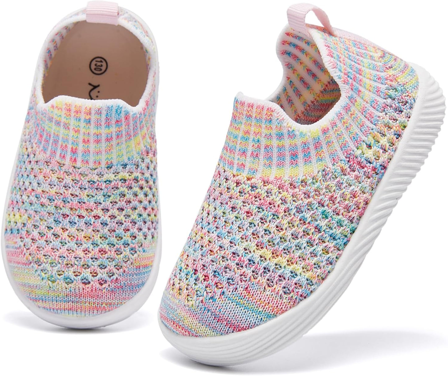 MORENDL Baby Toddler Walking Socks Non-Slip Breathable Unisex Casual Sneakers