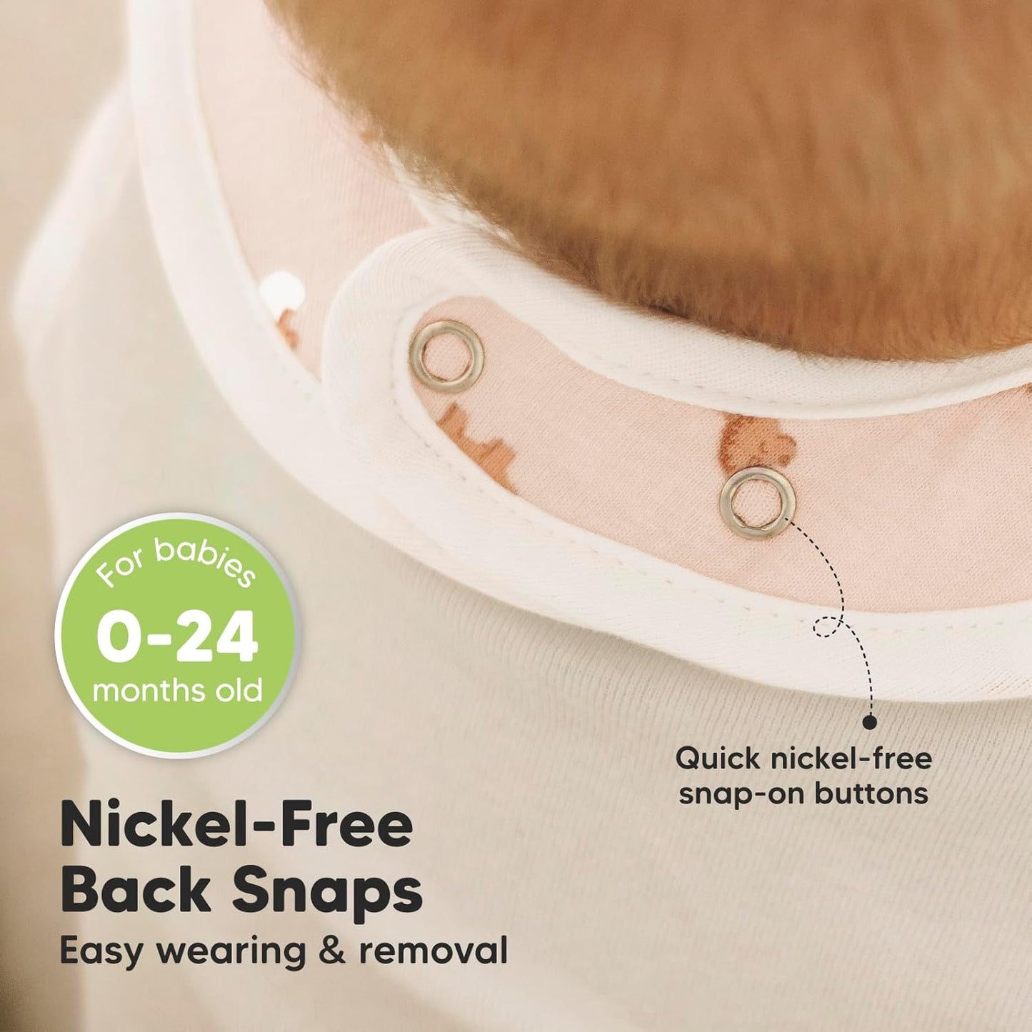 KeaBabies 8-Pack Organic Baby Bibs for Boys, Girls - Super Absorbent Cotton Drool Bibs for Baby Girl & Boy, Teething Toddler, Drooling Newborn, Ultra Soft & Machine Washable (Roarsome)