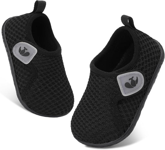 FEETCITY Baby Boys Girls First Walking Shoes Infant Sneakers Crib Shoes Breathable Lightweight Slip On Shoes