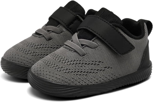 MORENDL Toddler Sneakers Baby Boys & Girls Barefoot Shoes Lightweight Breathable Walking Running Tennis Athletic Sport Shoes