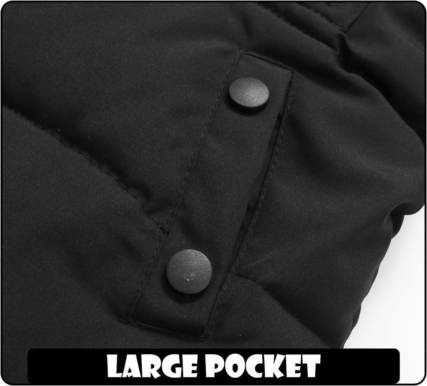 Toddler Winter Coat Baby Jacket Snow Boy Hoodie Puffer Girl Fleece Clothes 1-5T