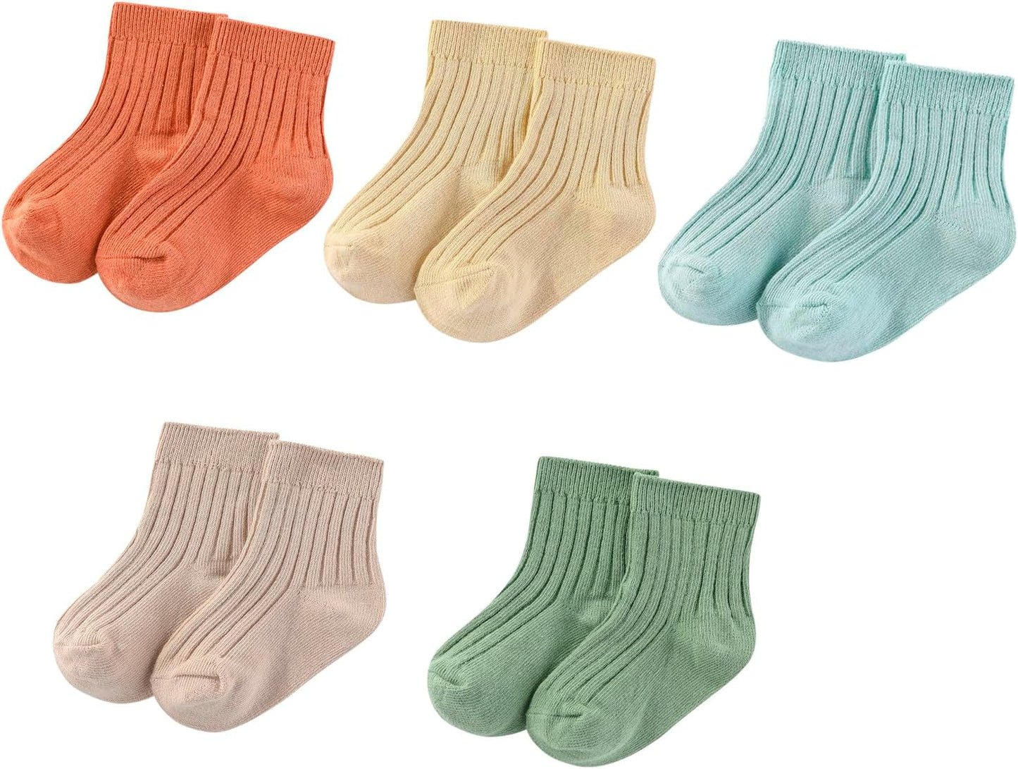 Newborn Baby Boy Girl Caps Mittens Socks Set Cotton Baby Essentials Accessories (Hats+Gloves+Socks)