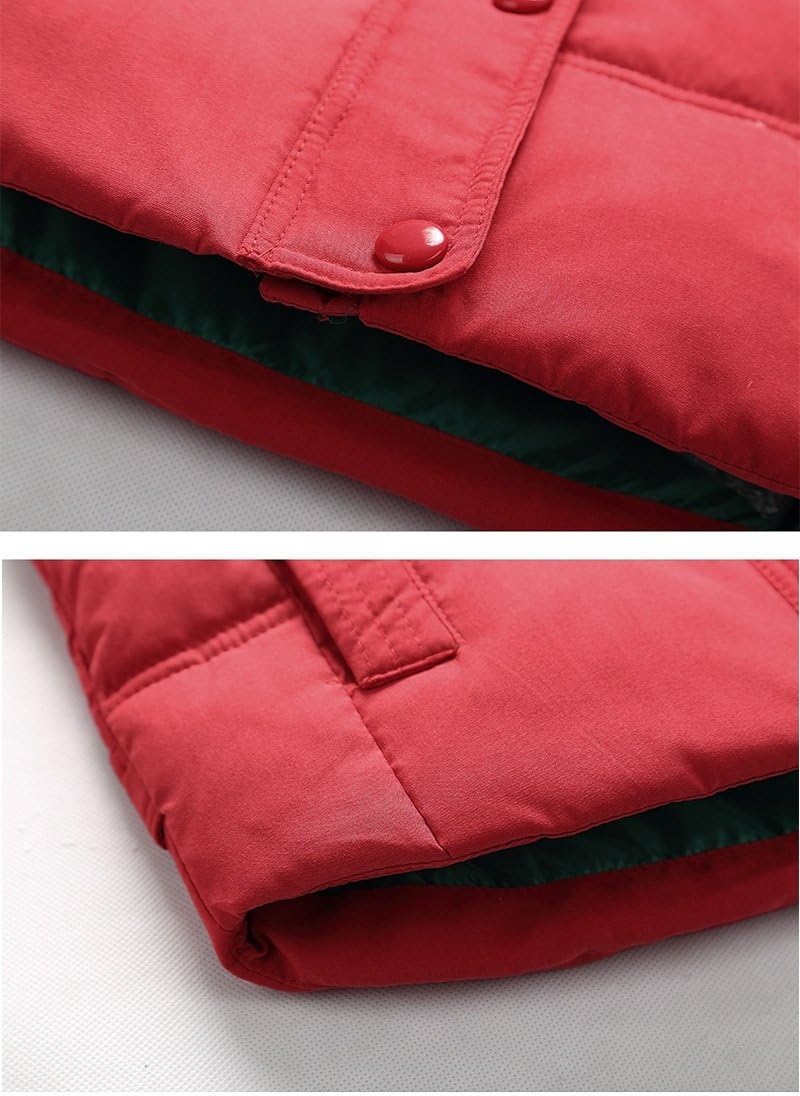 Vinmin Kids Winter Latest Thicken Hooded Jacket Warm Quilted Coat Casual Outdoor Cool Cute for Boys Girls Autumn Spring