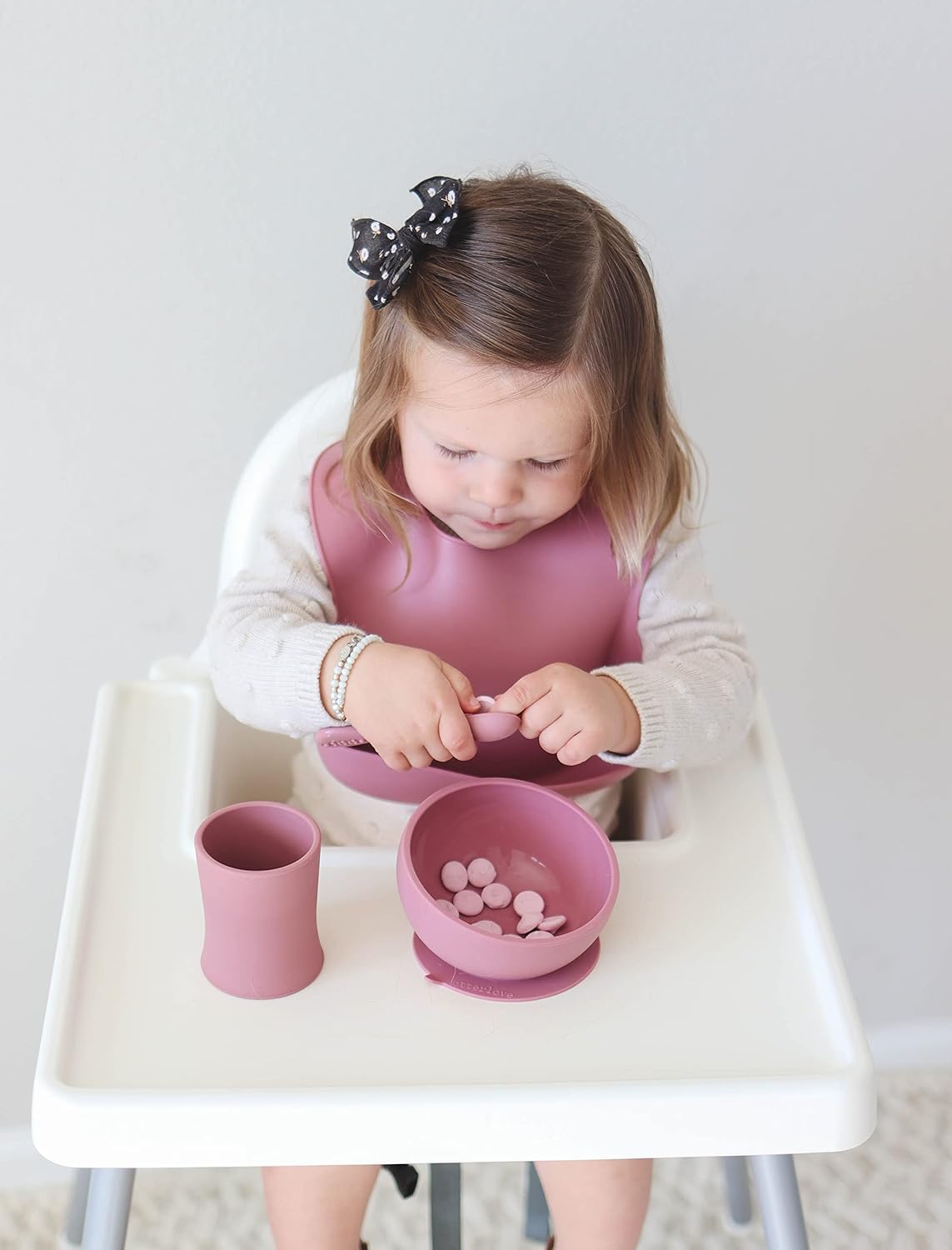 otterlove Silicone Baby & Toddler Training Cup - Pediatric OT Approved - 100% Platinum Pure LFGB Silicone - Unbreakable - Plastic Free - Tiny Cup Perfect for Baby Led Weaning