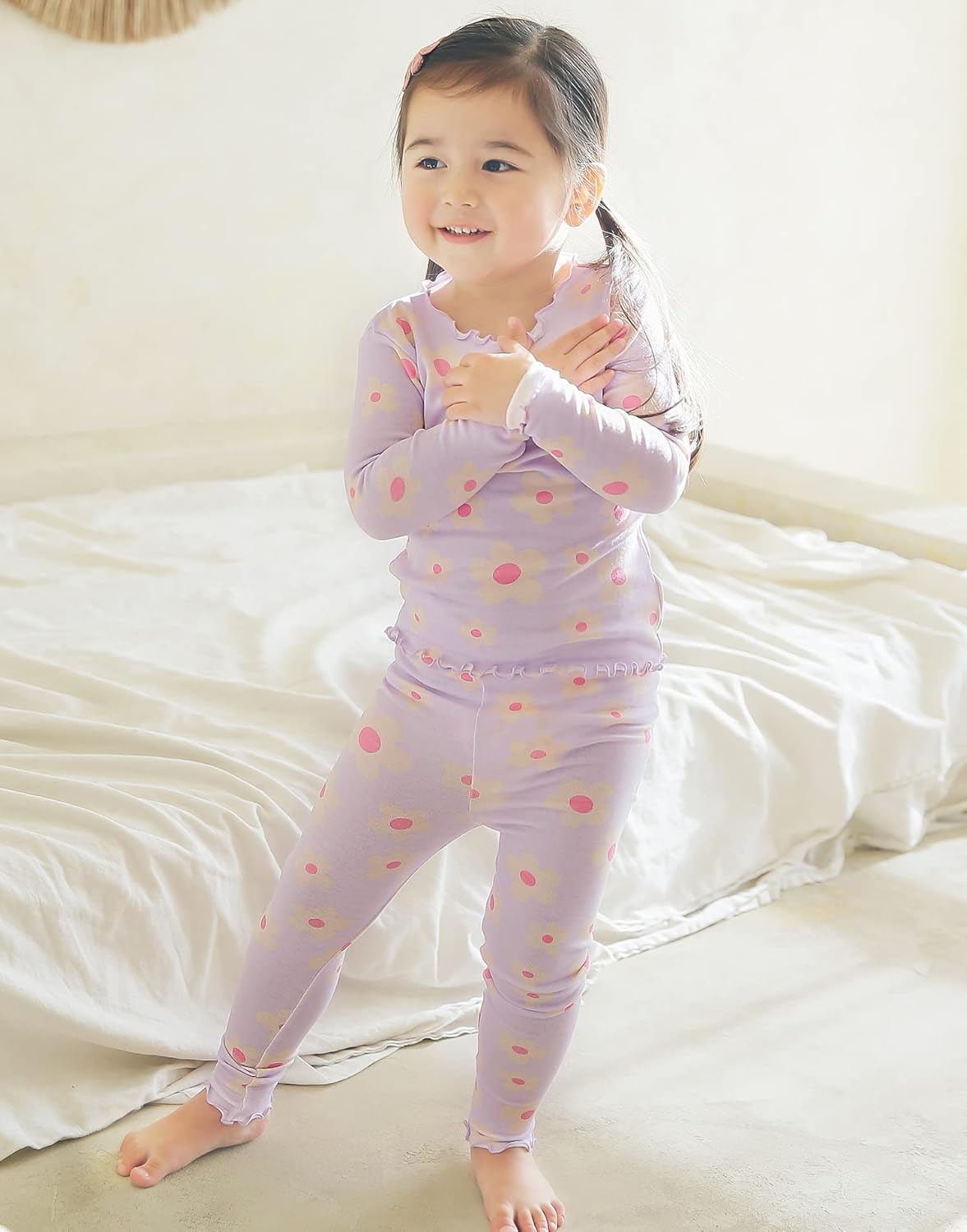 VAENAIT BABY 6M-12Y Kids Unisex Girls & Boys Soft Comfy Modal Tencel Sleepwear Pajamas 2pcs or 4pcs Set