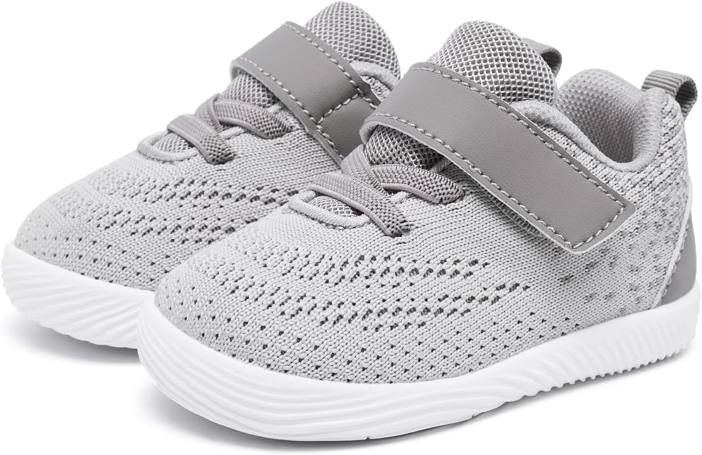 MORENDL Toddler Sneakers Baby Boys & Girls Barefoot Shoes Lightweight Breathable Walking Running Tennis Athletic Sport Shoes