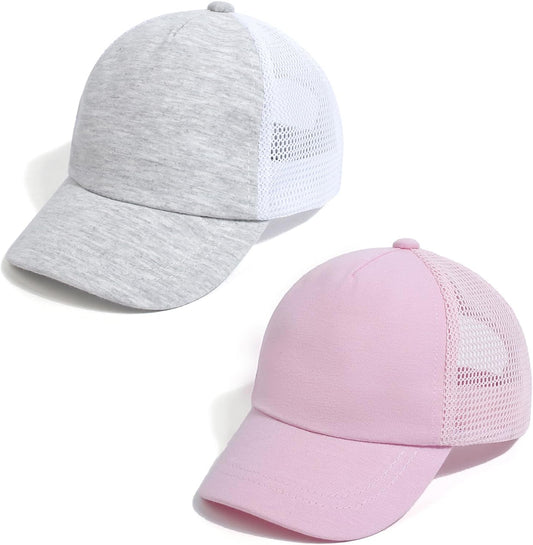 Duoyeree Toddler Baseball Cap Baby Cap Sun hat Print Dinosaur Pattern and Solid Color hat Kids boy Girl Age 0-8t