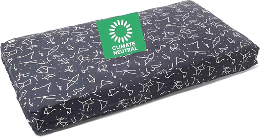 Molly Mutt Large Crib Mattress Cover - Rocketman Print - Measures 27”x52”x5”- 100% Cotton - Durable - Breathable - Sustainable - Machine Washable Dog Bed Cover