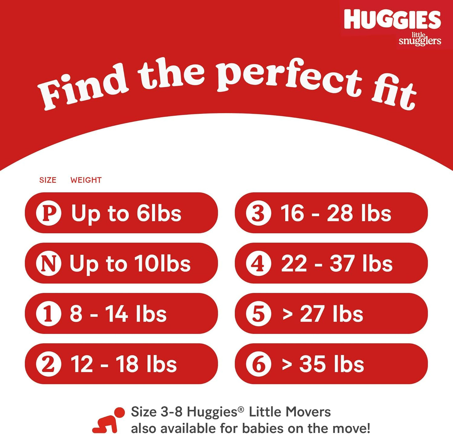 Huggies Size 5 Diapers, Little Snugglers Baby Diapers, Size 5 (27+ lbs), 19 Count, Packaging May Vary