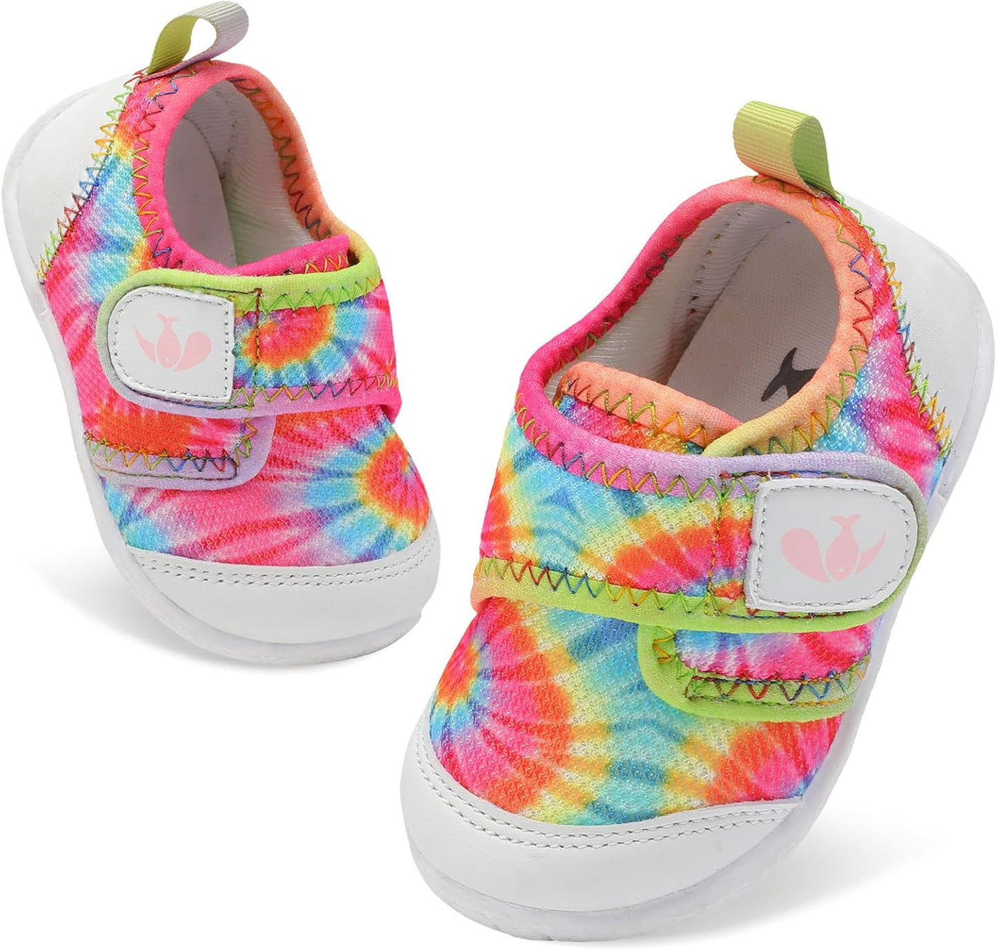 FEETCITY Baby First Walking Shoes Boys Girls Infant Sneakers Crib Shoes Breathable Lightweight Slip On Shoes